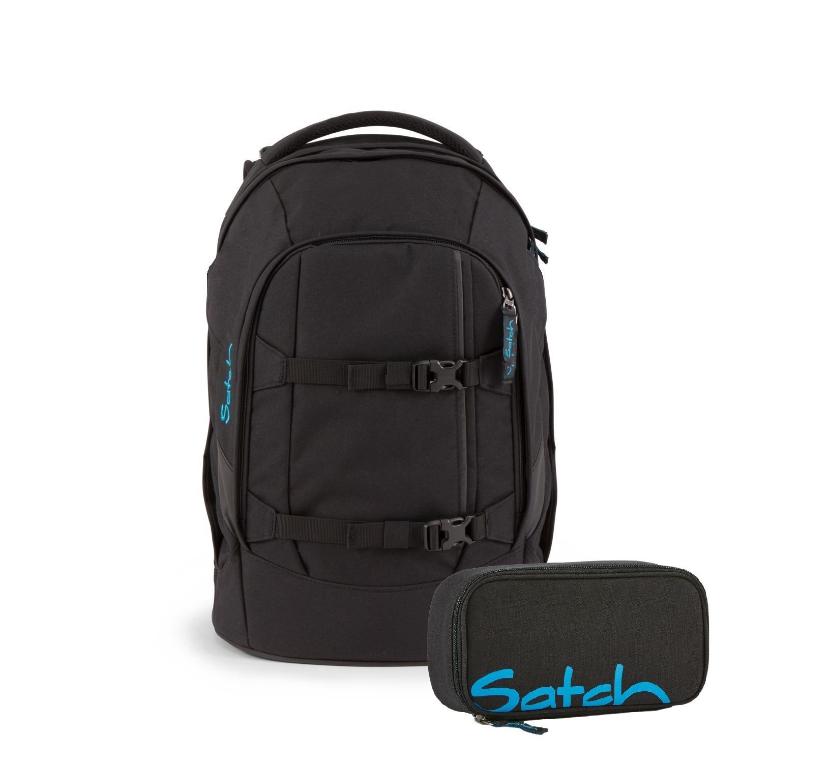 Satch Schulranzen Schulrucksack-Set PACK Black Bounce