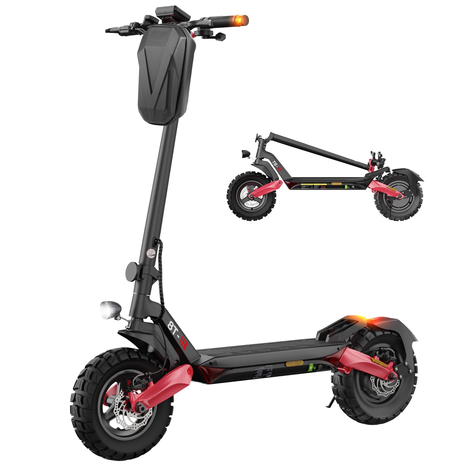 JAGJOG E-Scooter 10 Zoll Offroad Elektroroller
