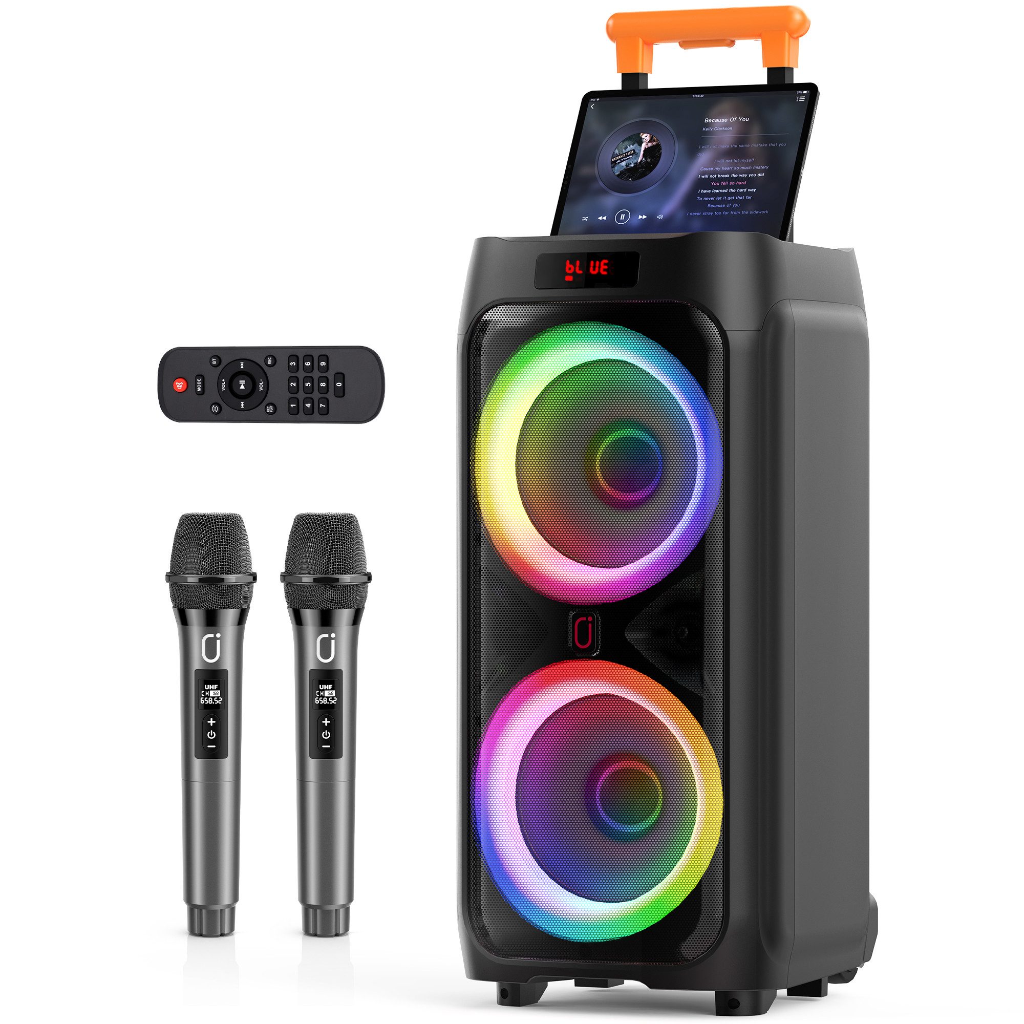 JYX Party-Lautsprecher Karaoke-Maschine PartyBox Karaoke-Maschine (mit