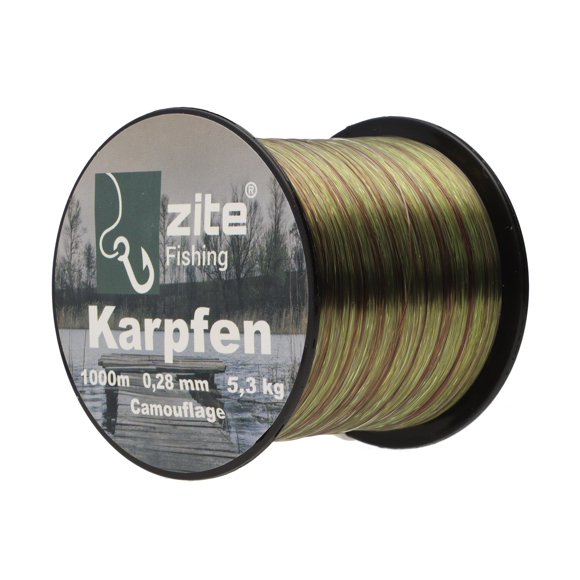 Zite Angelschnur Camouflage Karpfen Angelschnur 0,28mm