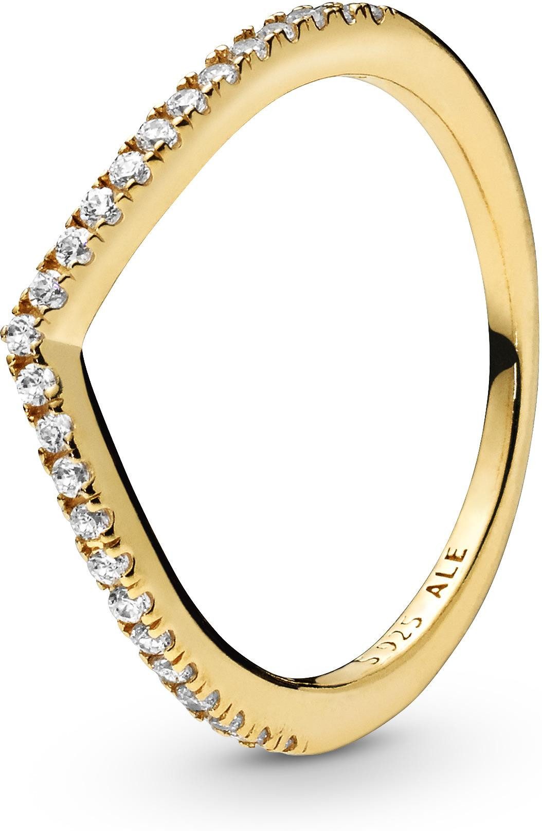 Pandora Fingerring Pandora Funkelnder Wishbone Ring