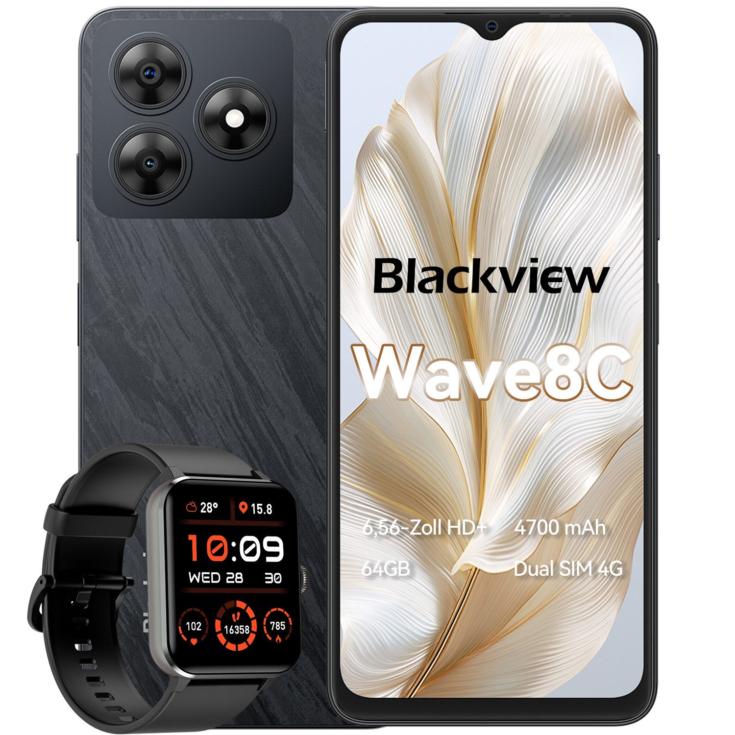 blackview Wave8C(2+64) incl. R50 Smartphone (6,6