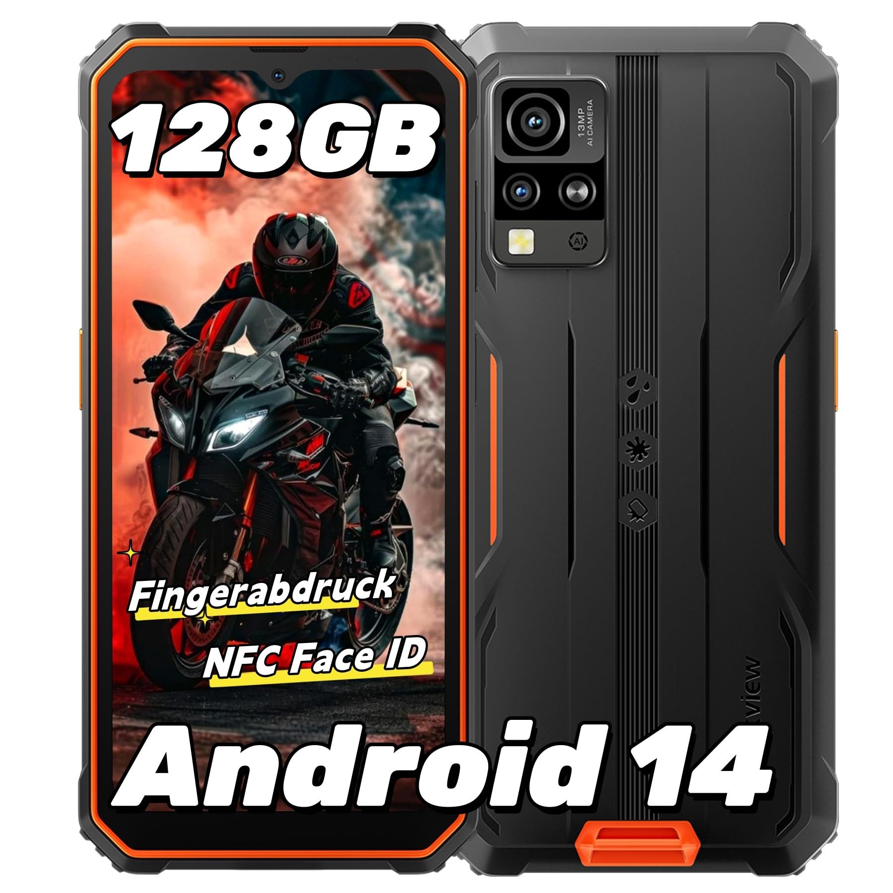 blackview BV4800Pro AI Smartphone (6,56 Zoll,
