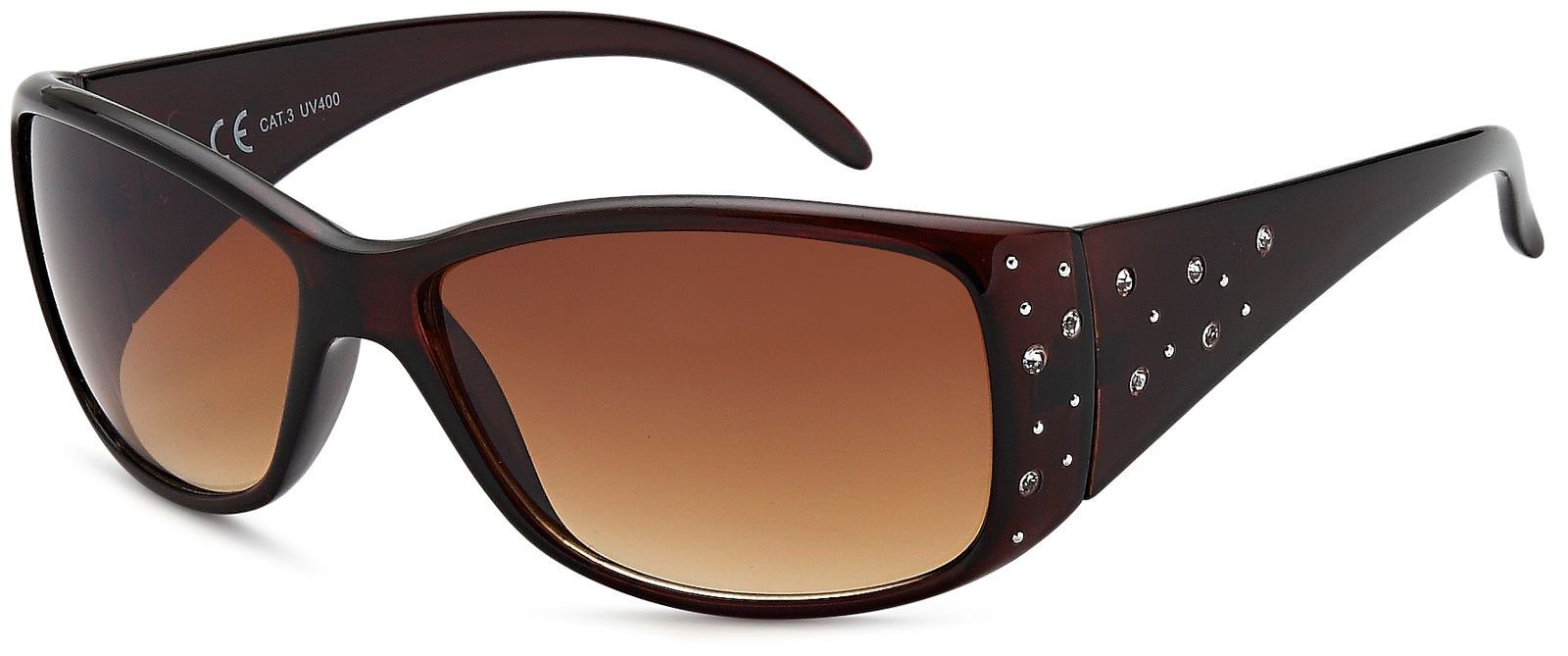 styleBREAKER Sonnenbrille Sonnenbrille Schmetterlingsform mit Strass