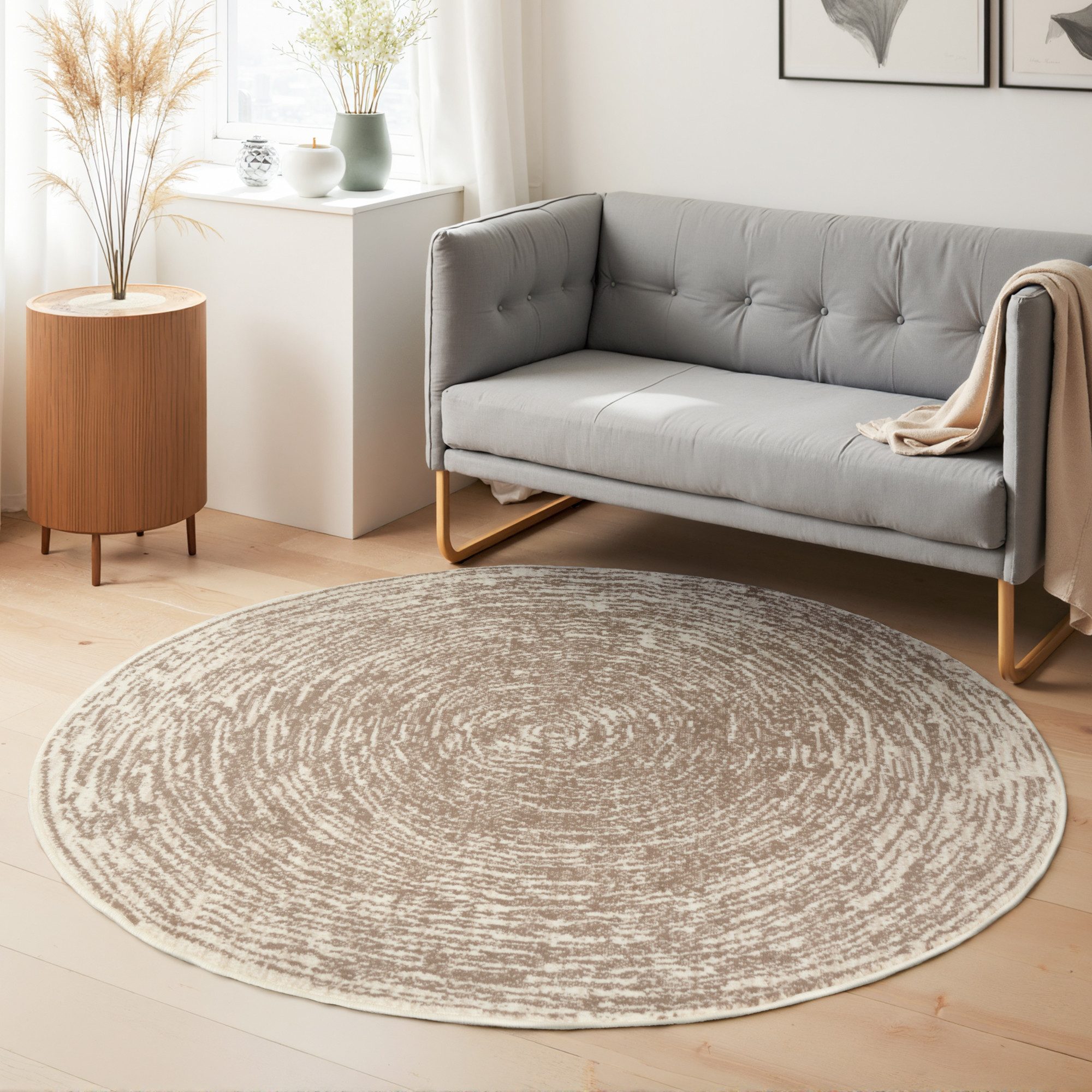 HANSE Home Teppich Cavallo, rund, Höhe: