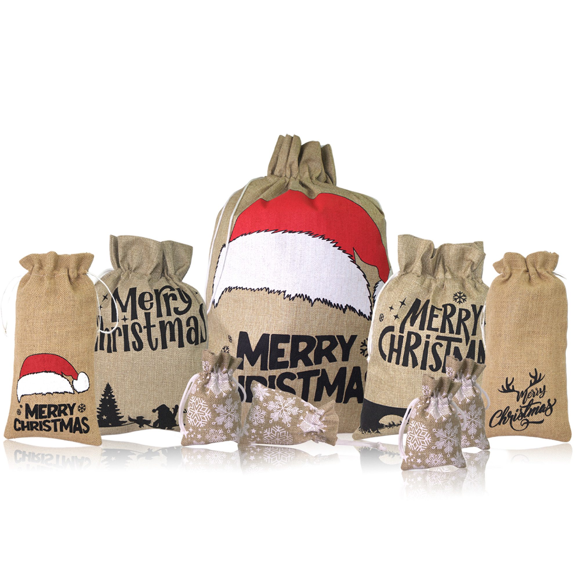 hausleben Geschenkbox Textile Geschenkverpackung mit Zugschnur