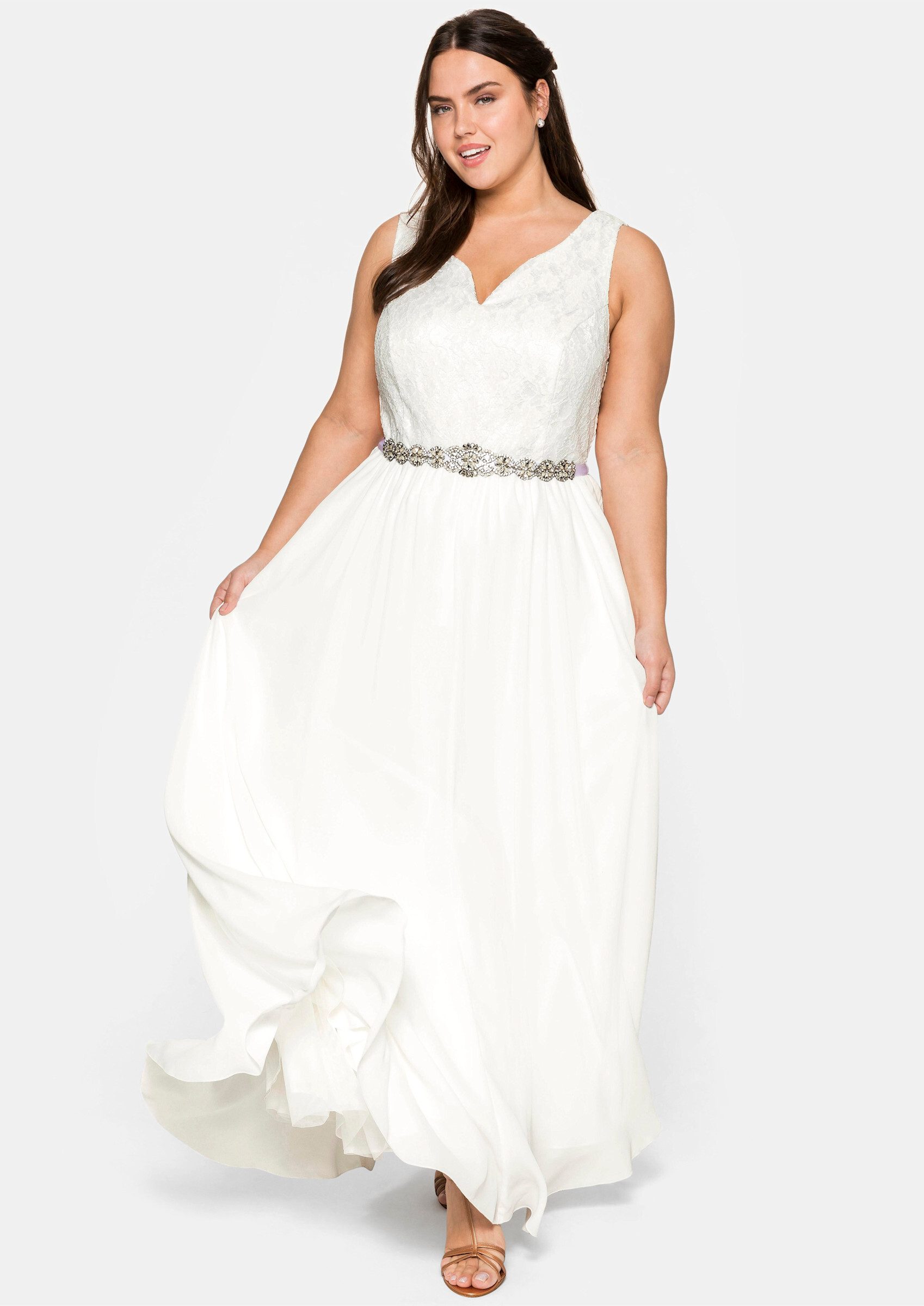 Sheego Etuikleid Hochzeitskleid