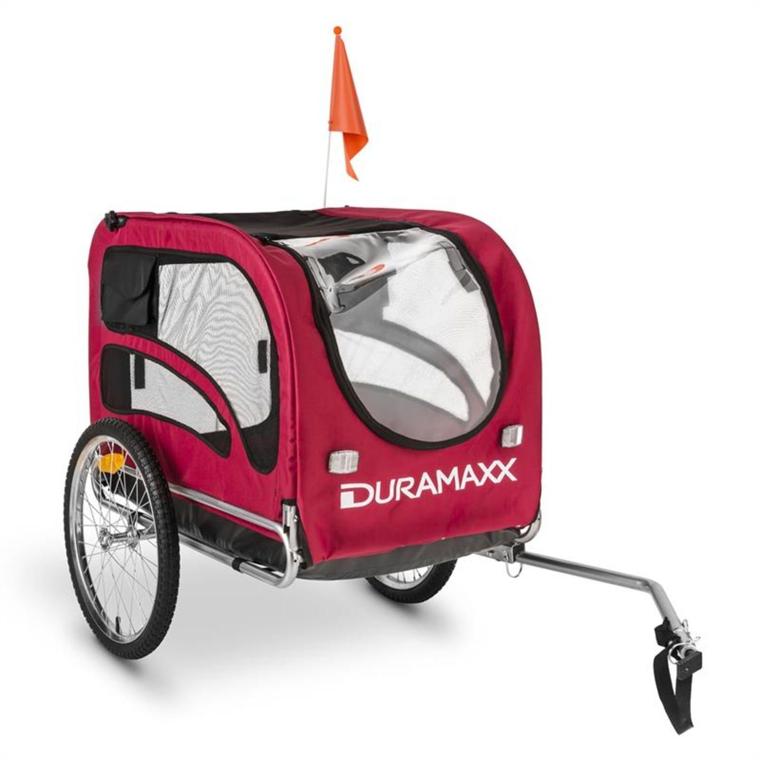 Duramaxx Fahrradkinderanhänger King Rex Hundeanhänger