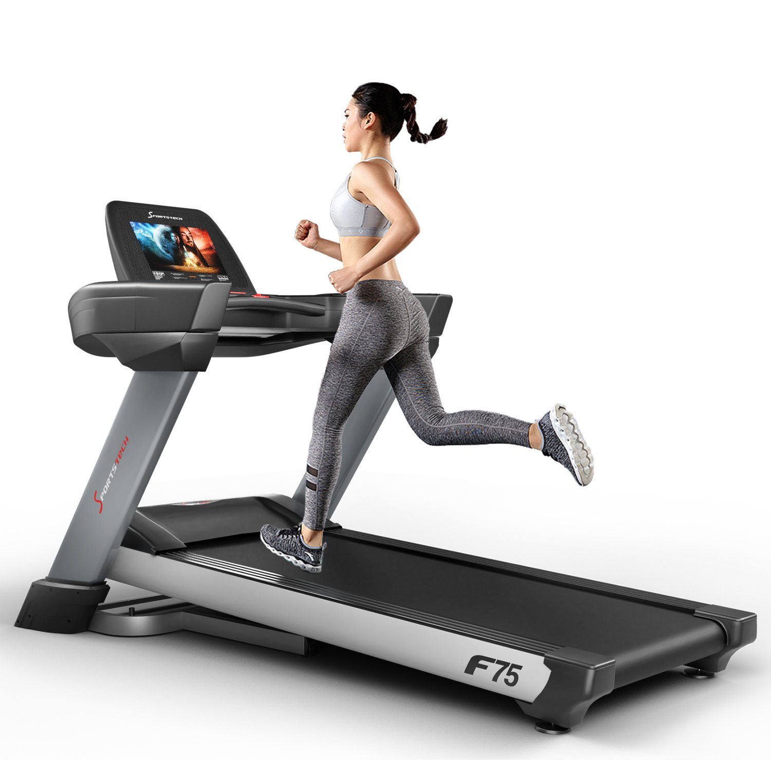 Sportstech Laufband F75, Profi Laufband, große