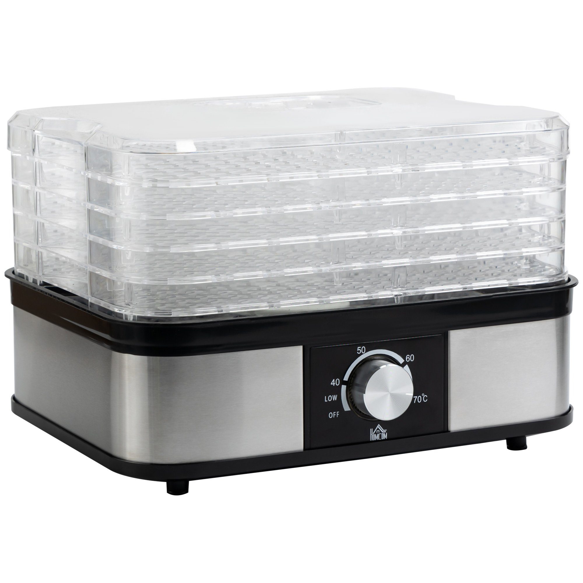 HOMCOM Dörrautomat Obsttrockner Dehydrator für Fleisch
