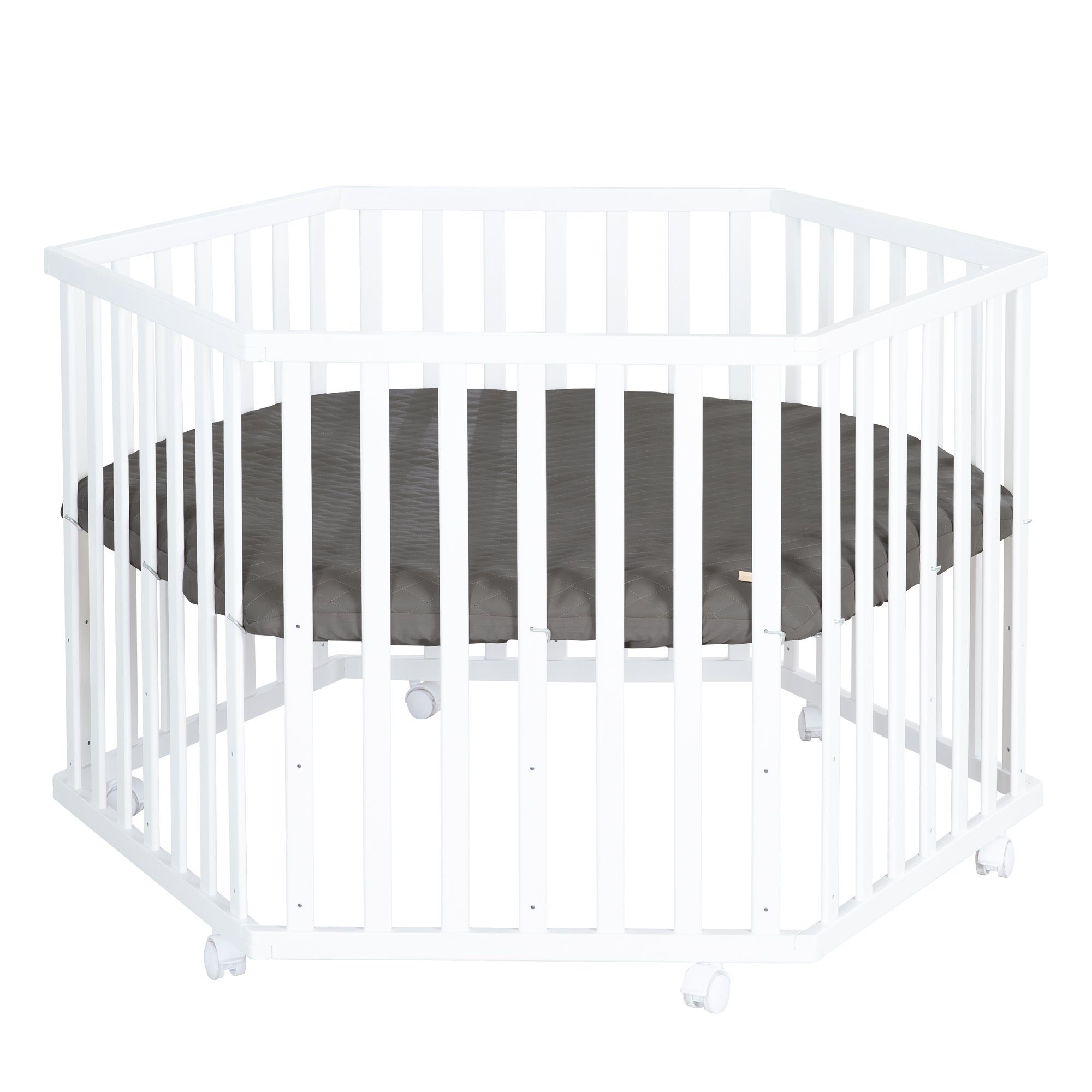 roba® Laufgitter Luxe 6-eckig, Laufstall, inkl.