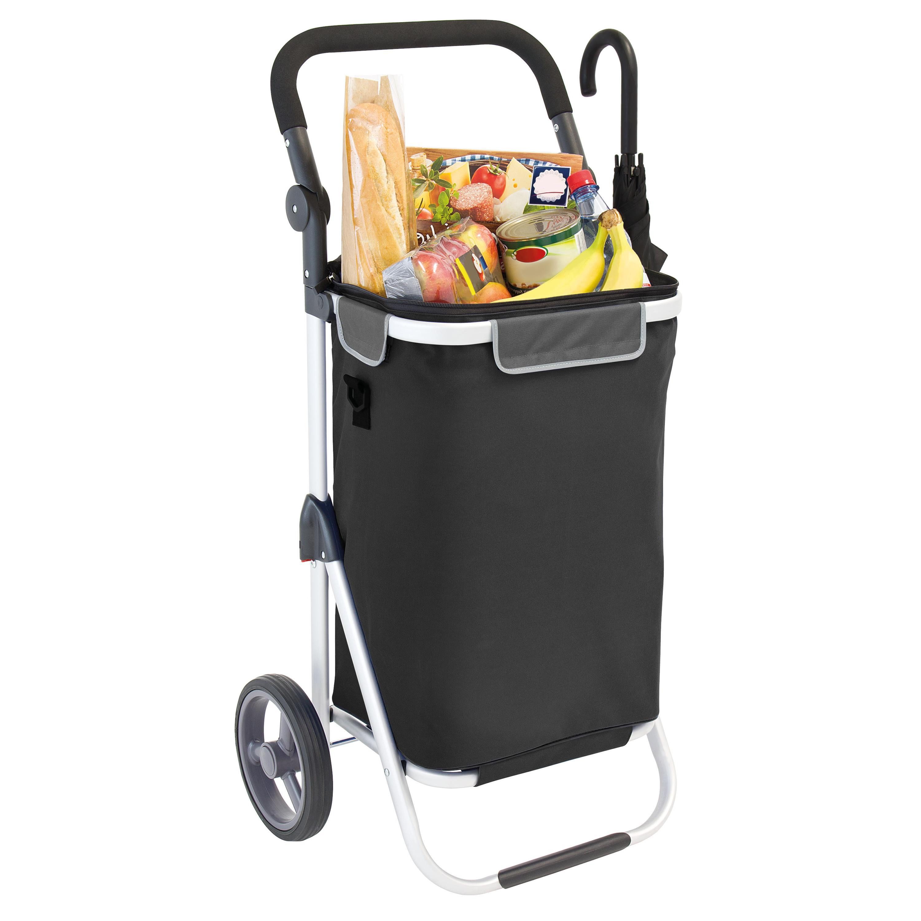 bremermann Einkaufstrolley Einkaufstrolley RIEDE faltbar schwarz,