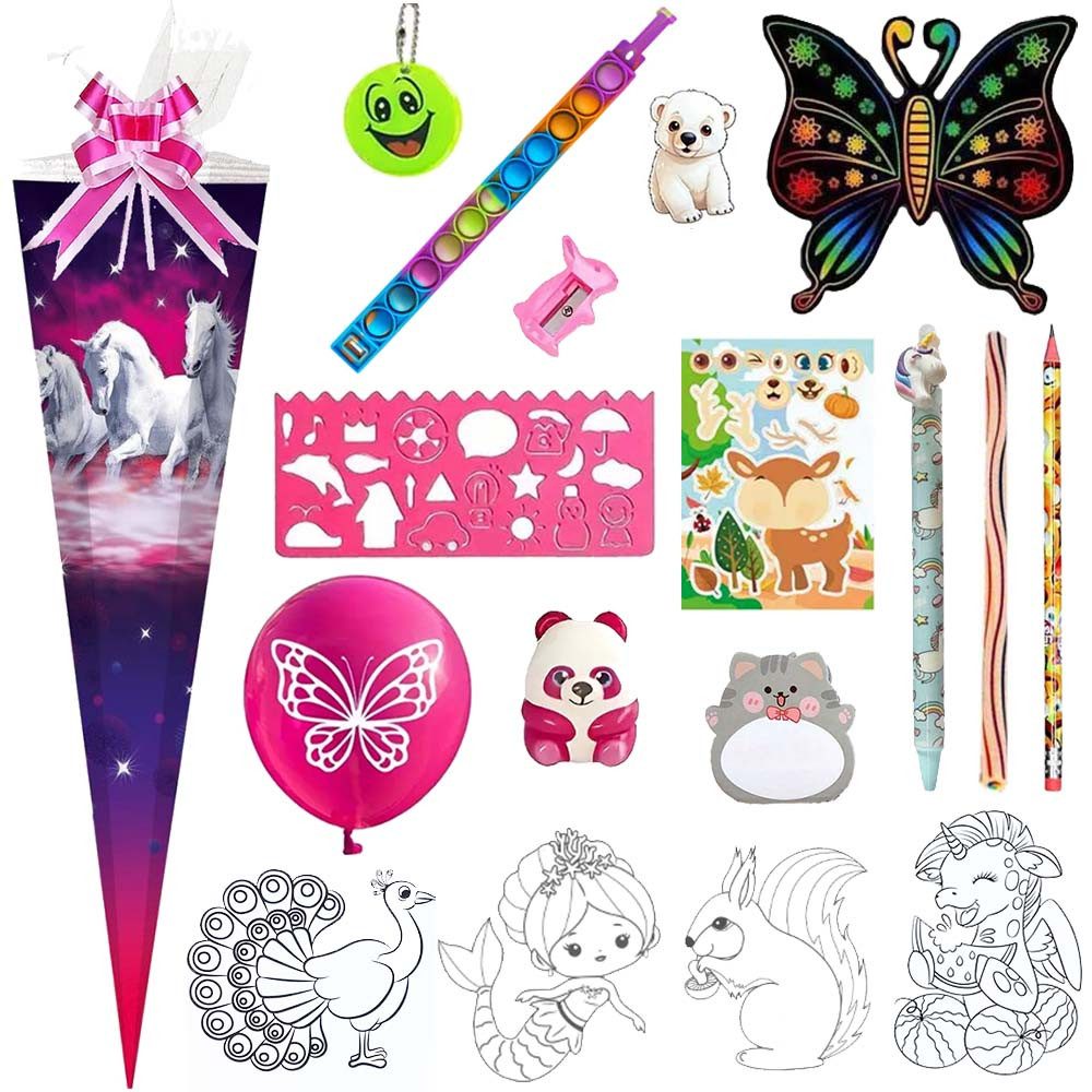 Stylex Schreibwaren Schultüte 50 cm gefüllt