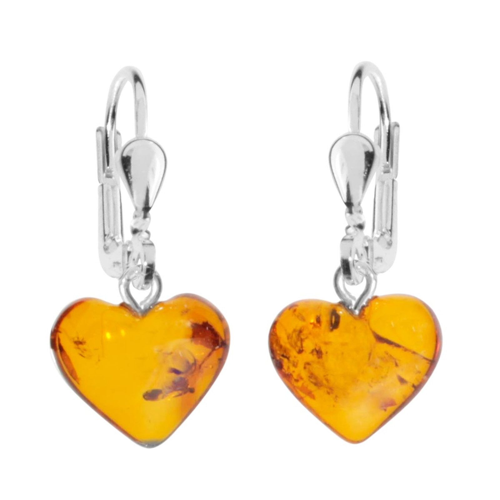 OSTSEE-SCHMUCK Paar Ohrhänger Ostsee-Schmuck Ohrhänger Herz