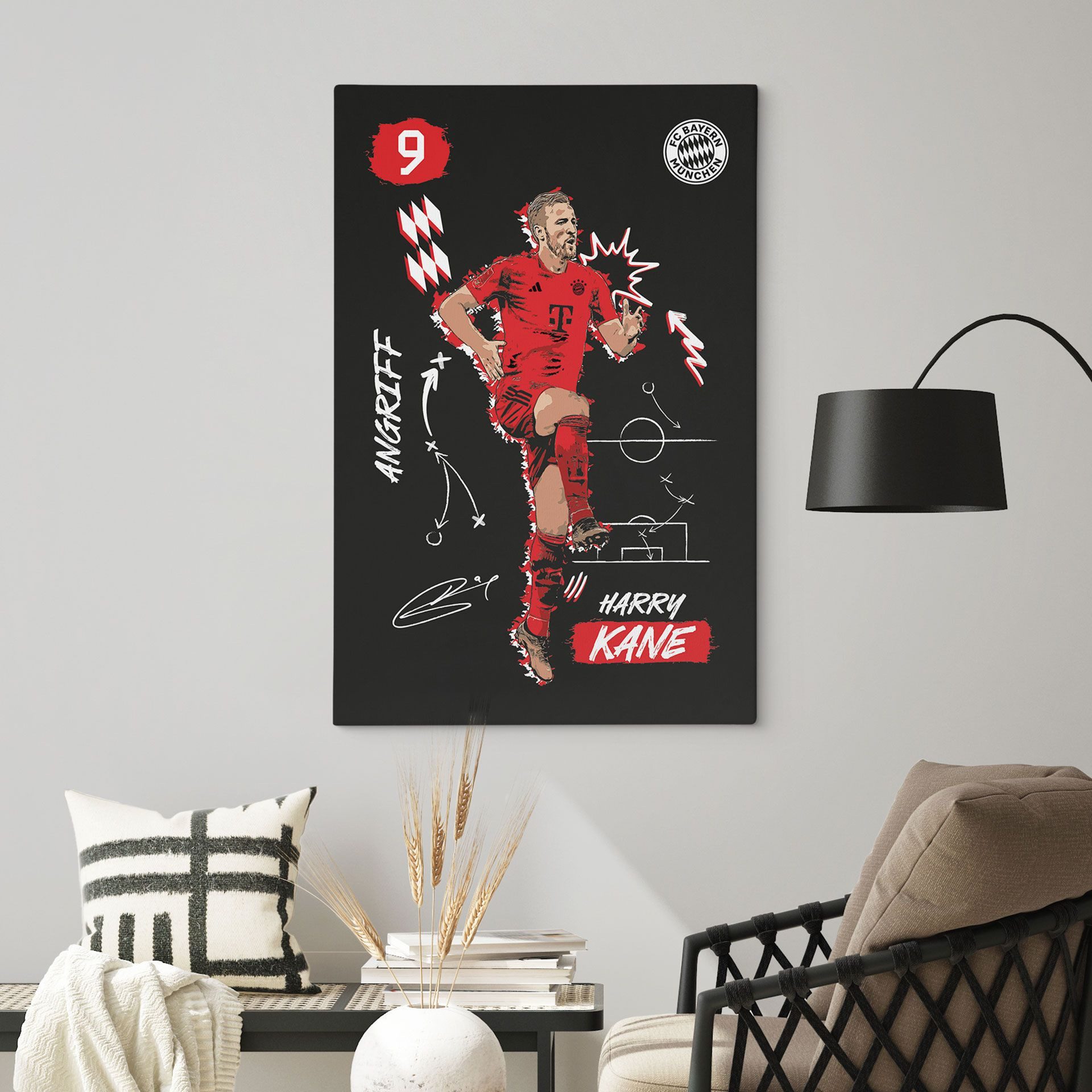 FC Bayern München Leinwandbild FCB Wandbild
