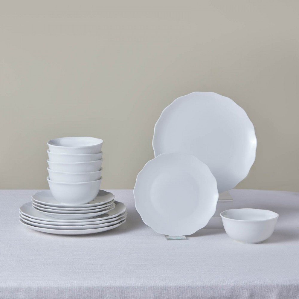 Karaca Geschirr-Set Karaca Scalloped 18-teiliges Geschirrset