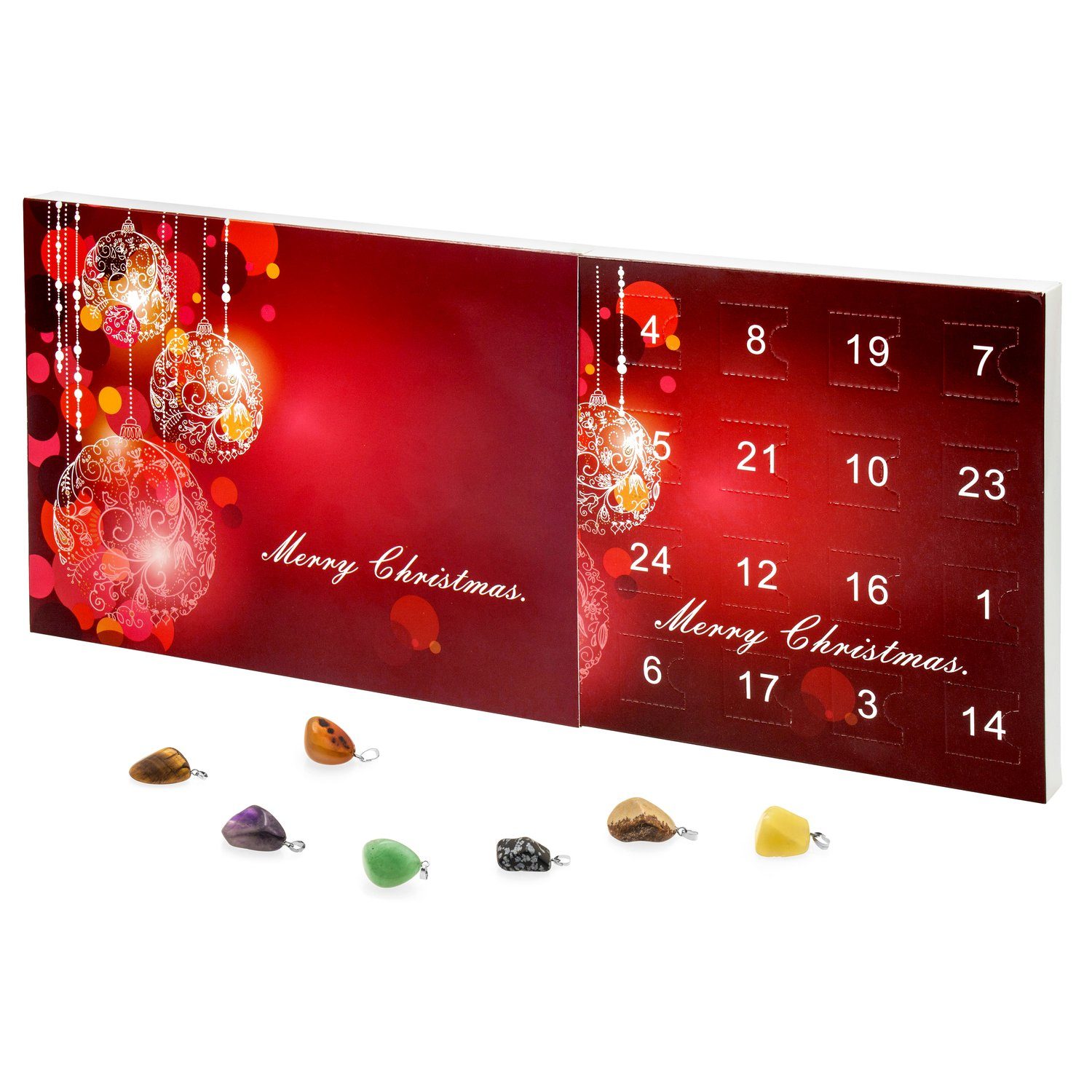 VALIOSA Schmuck-Adventskalender Merry Christmas Mode-Schmuck Adventskalender