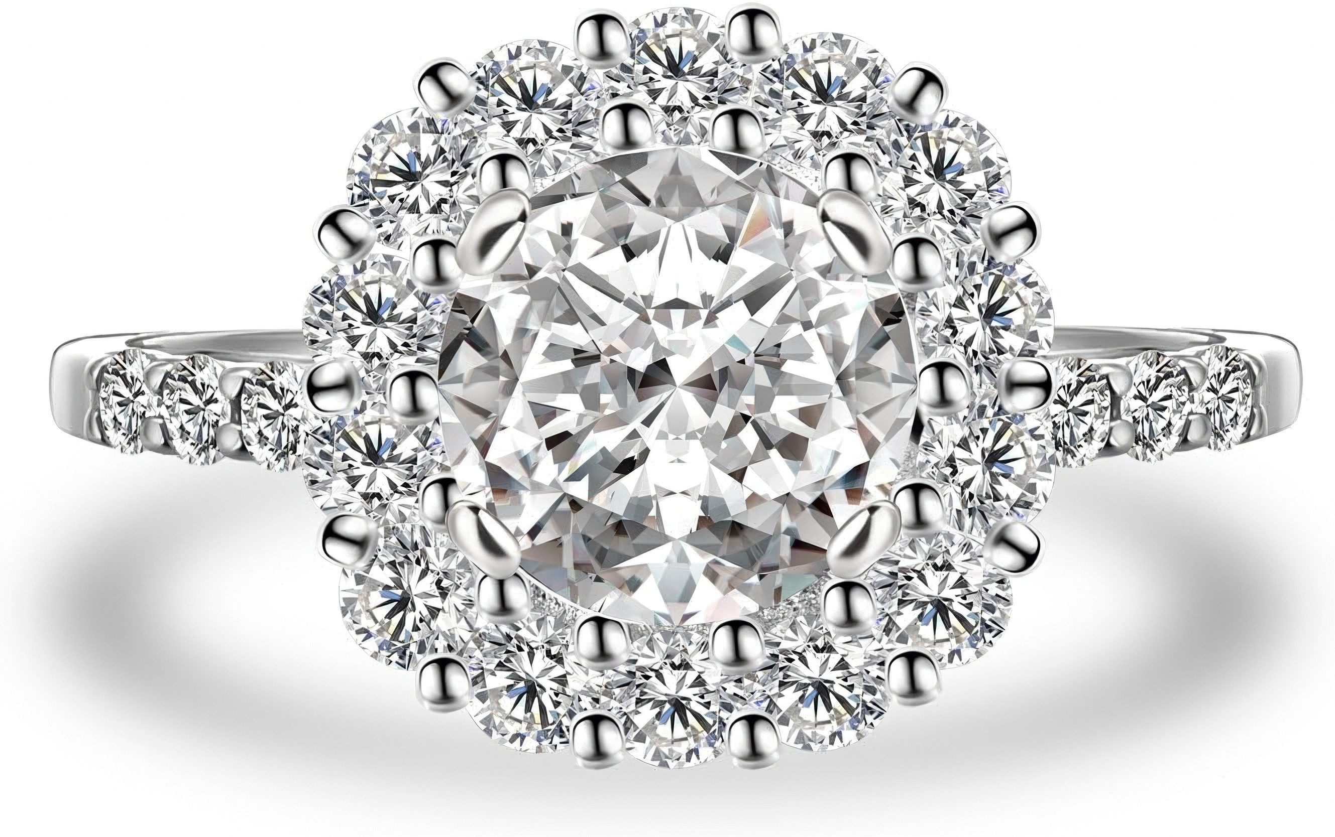 Jumpeak Diamantring 2.0 CT E Farbe