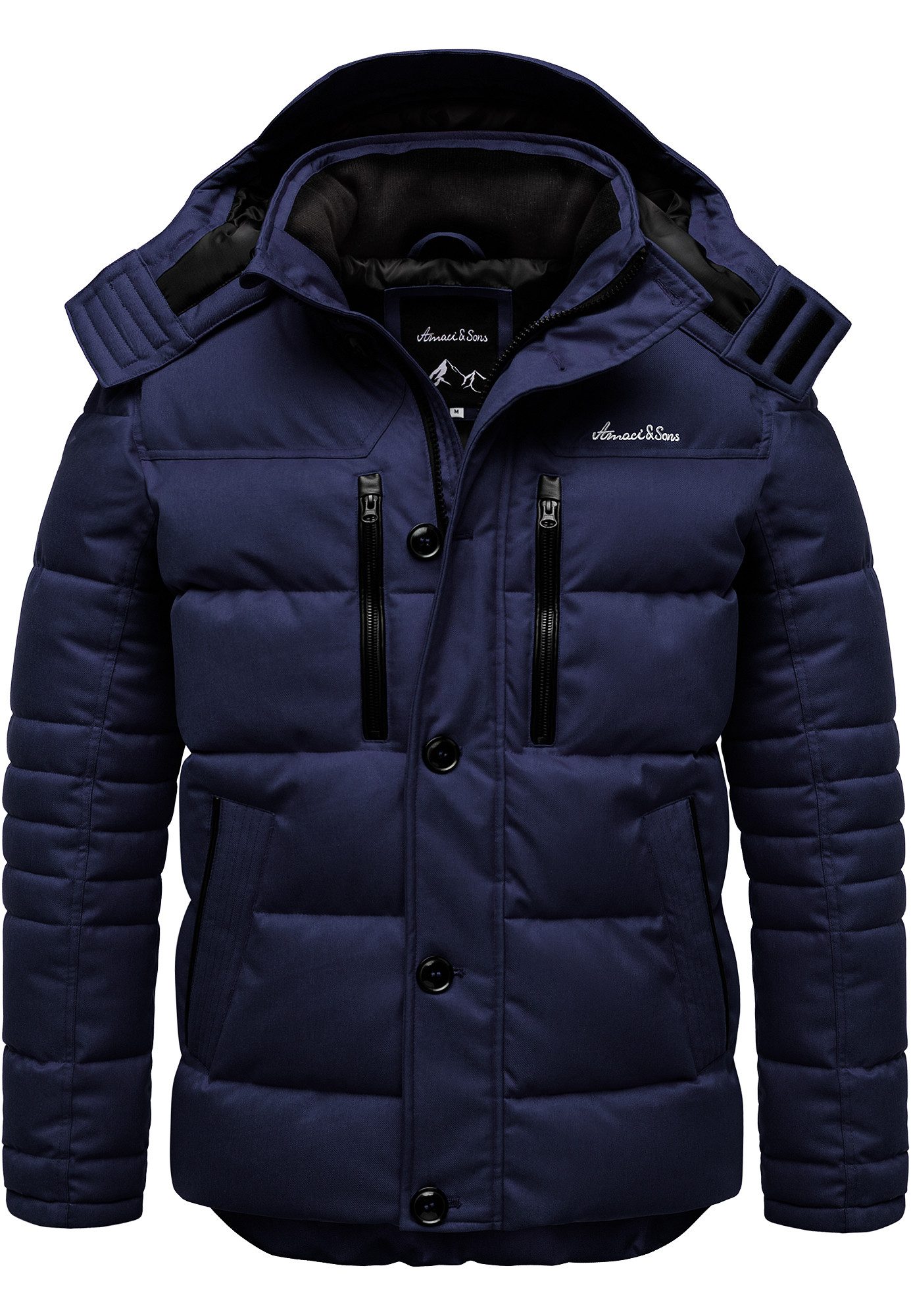 Amaci&Sons Winterjacke WACO Winterjacke Herren Gefütterte