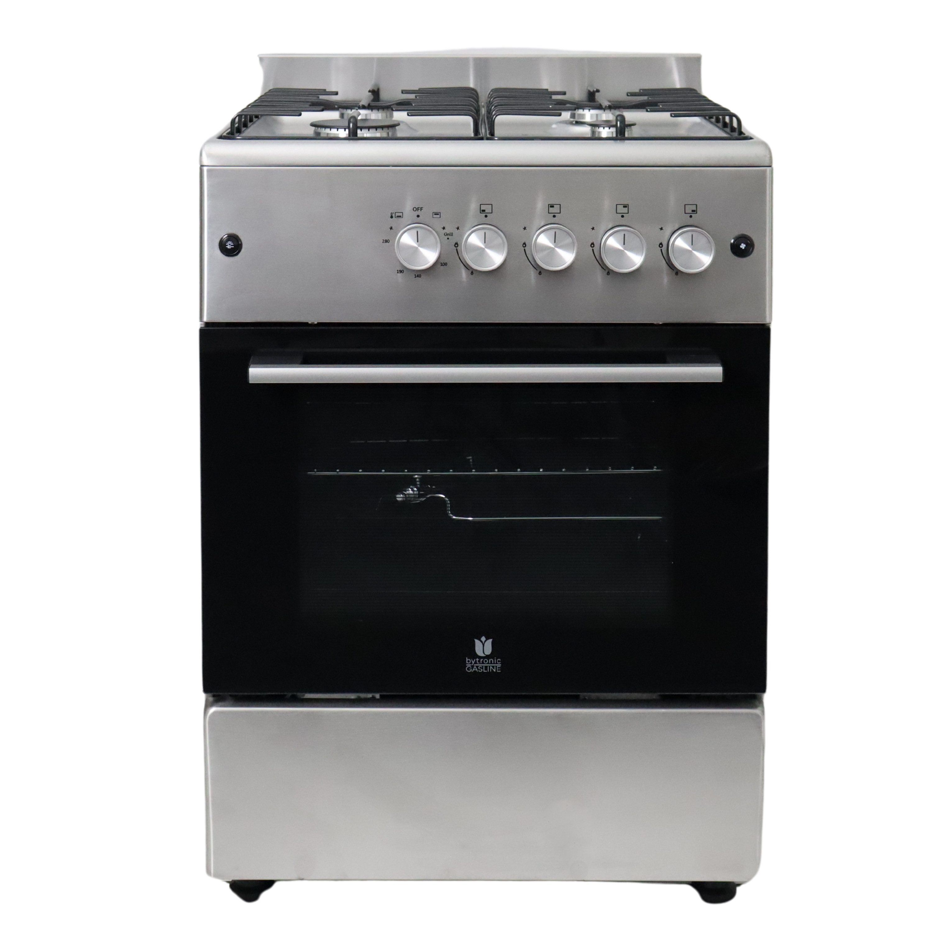 Gasline Gas-Standherd mit Gasbackofen mit Thermostat,