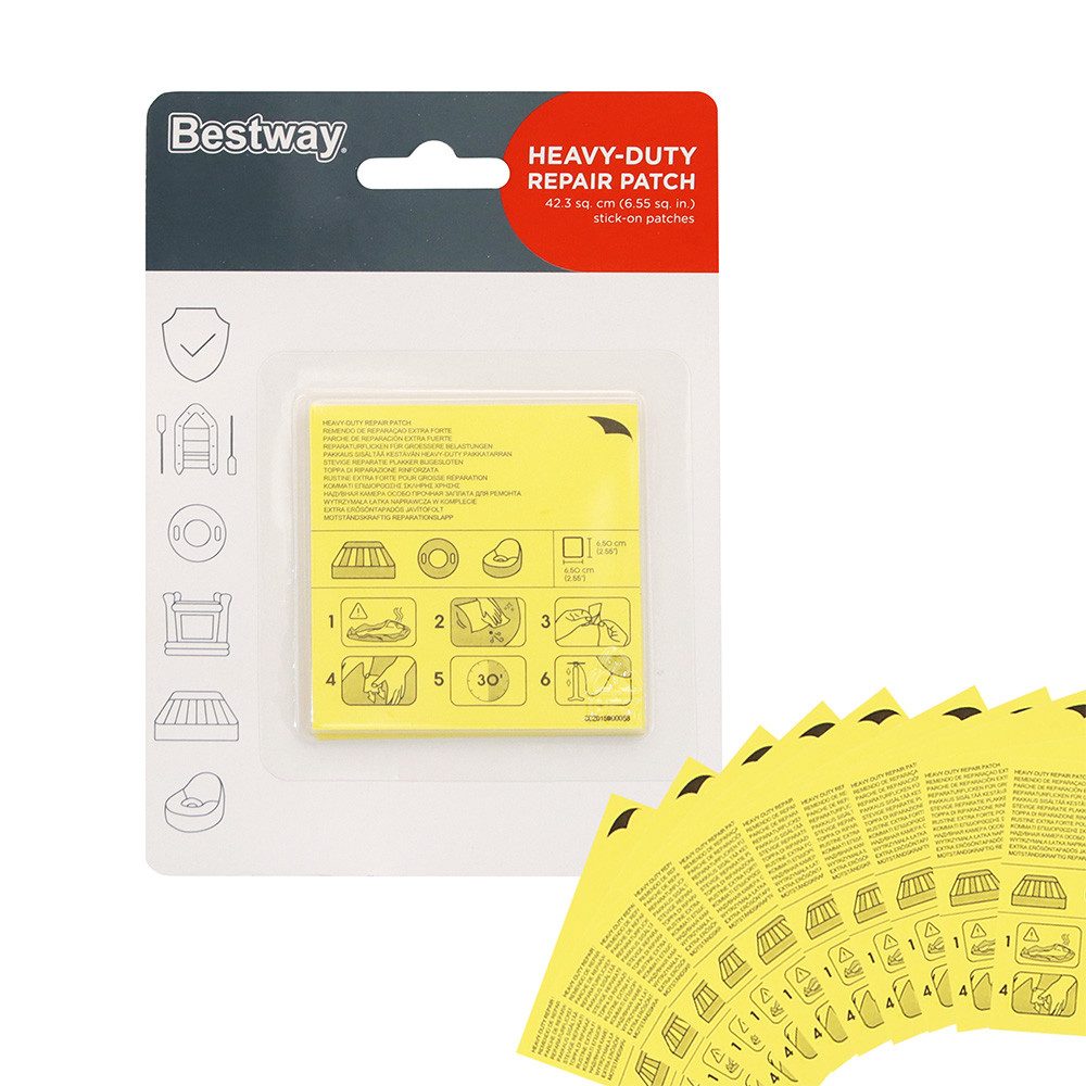 DEMA Reparatur-Set Reparatur-Kit für Pool/Schlauchboot/Luftmatratze, 10-St.