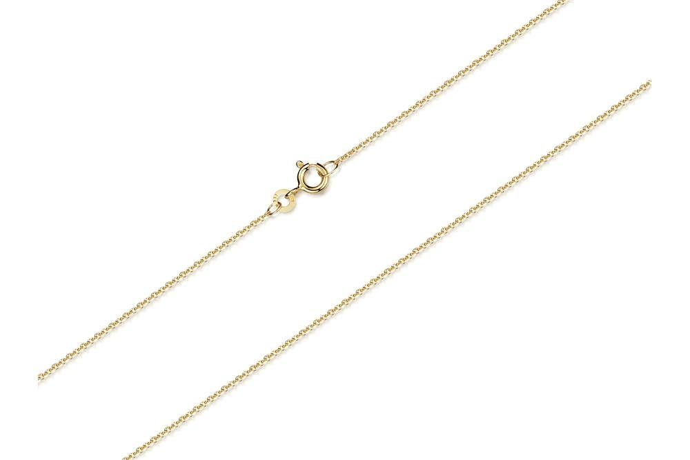 Silberkettenstore Goldkette Erbskette 1,1mm - 333