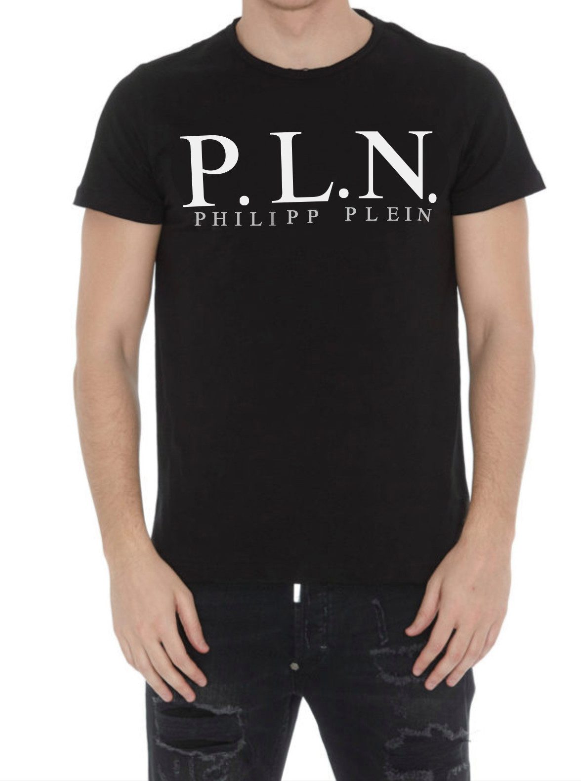 PHILIPP PLEIN T-Shirt Platinium Cut P.L.N.