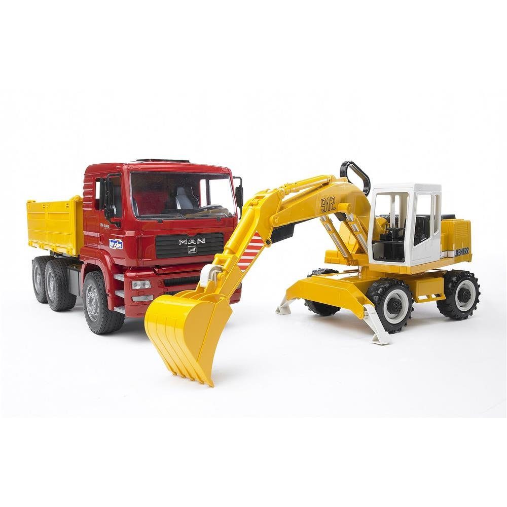 Bruder® Spielzeug-Bagger 02751 MAN TGA Kipplastwagen