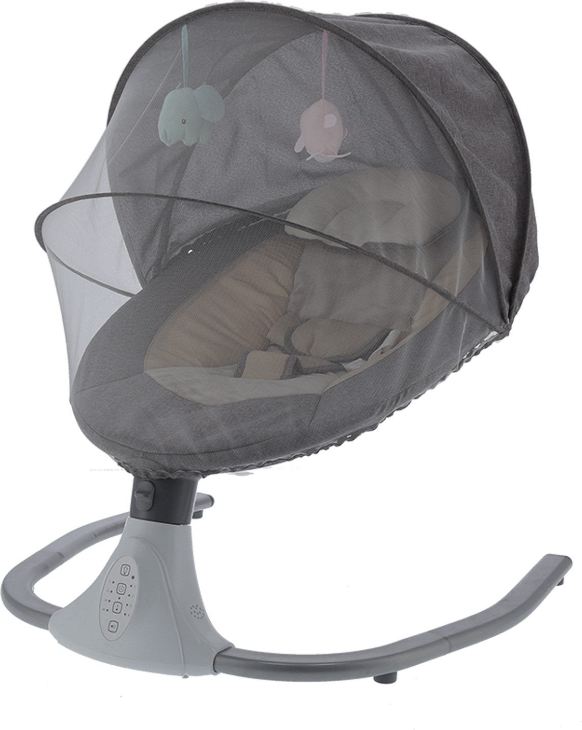 cocosity Babywippe Elektrisch, Babyschaukel mit Fernbedienung,
