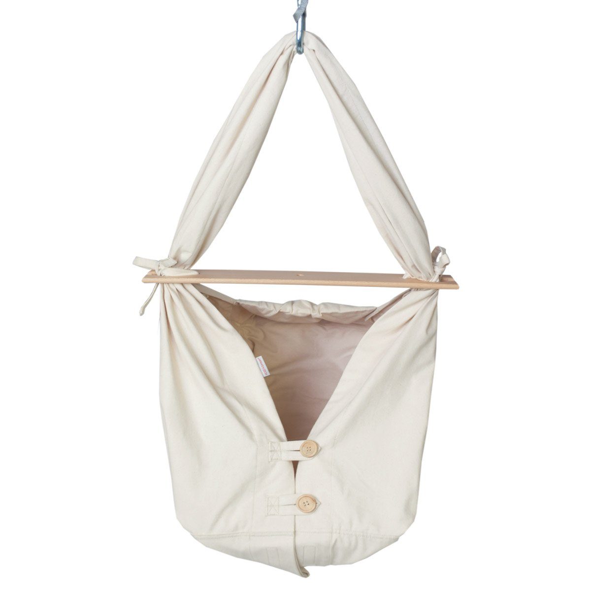 HOBEA-Germany Babywippe Federwiege beige