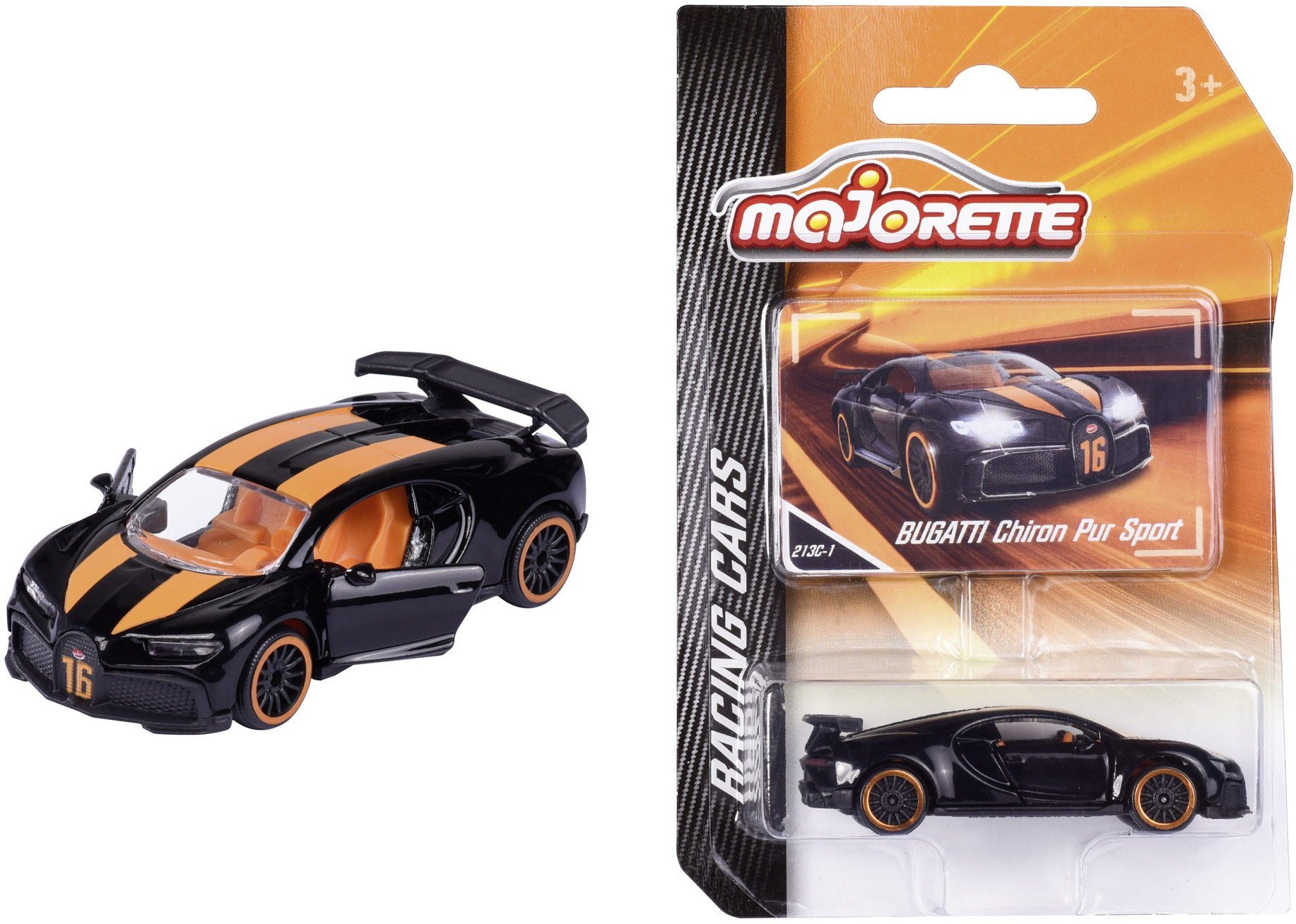 majORETTE Spielzeug-Auto Racing Cars Bugatti Chiron