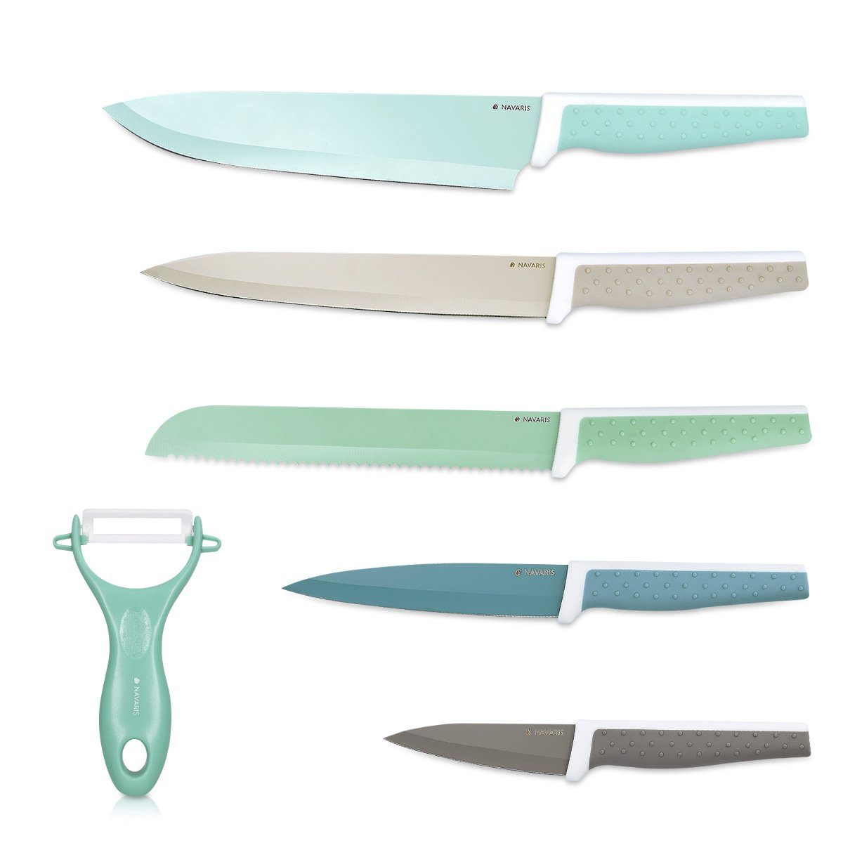 Navaris Messer-Set Messer Set 6-teilig inkl.