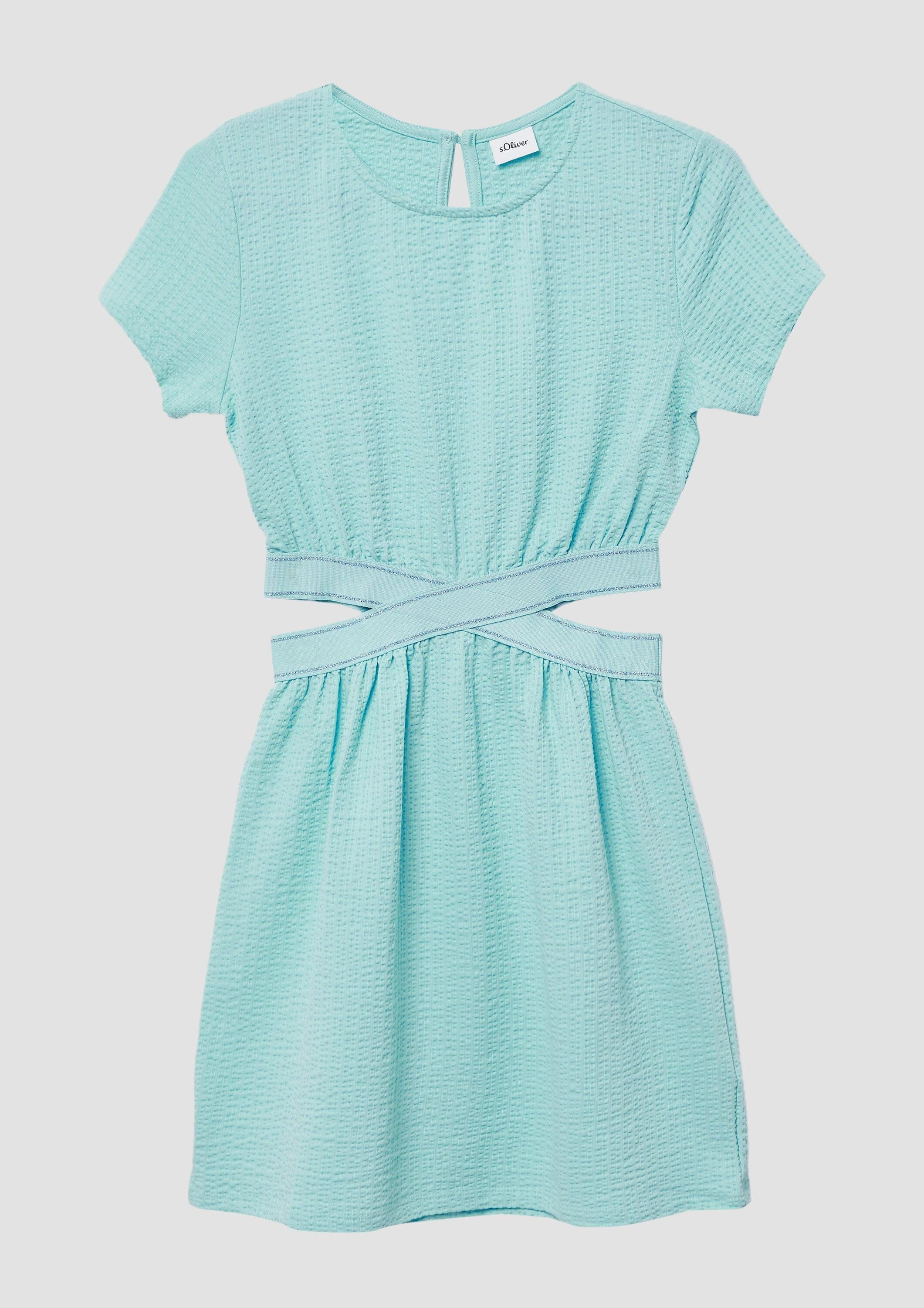 s.Oliver Minikleid Kleid Strukturiertes Kleid mit