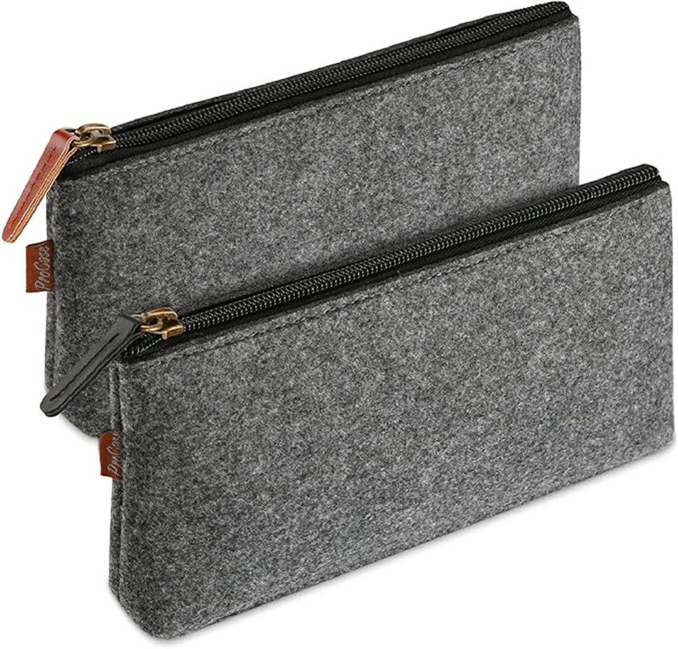 Coonoor Federmäppchen Multifunktionales Federmäppchen, Filz-Stiftetasche, große