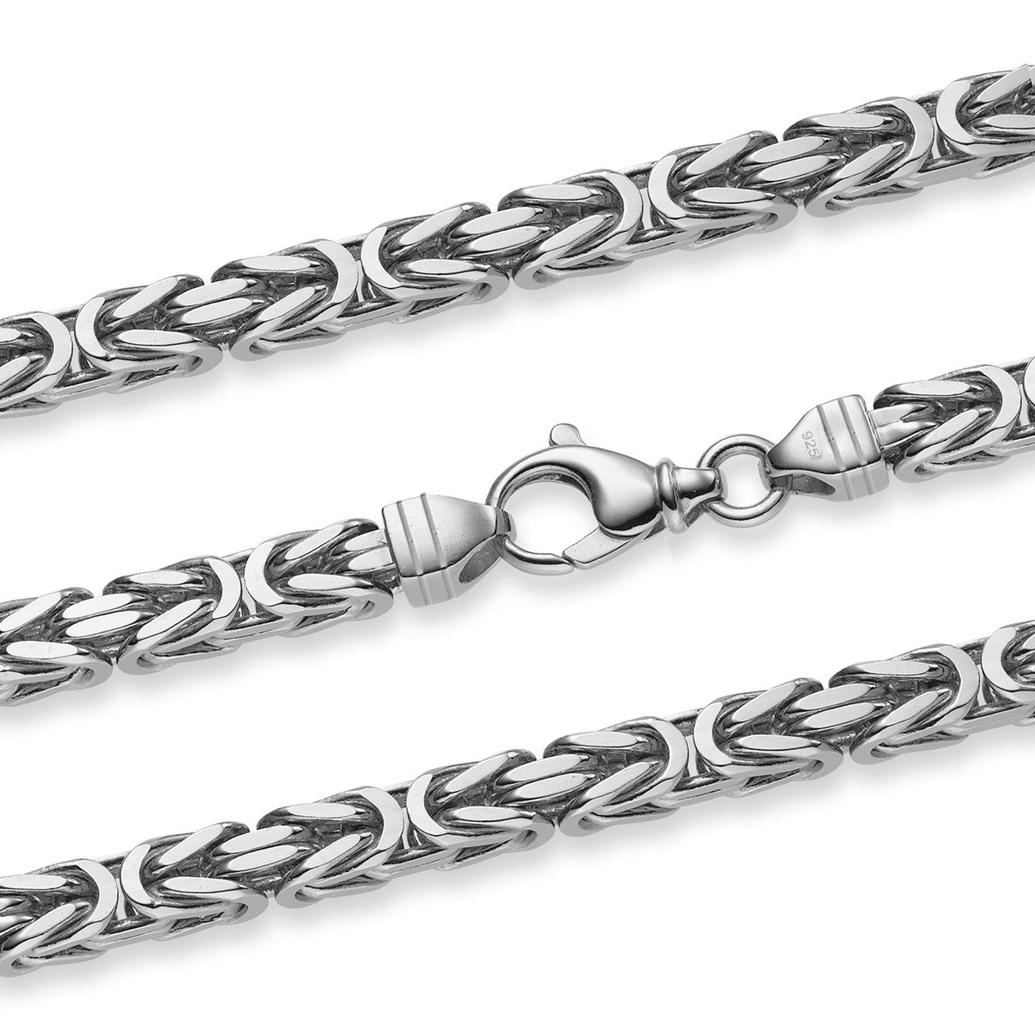 HOPLO Königskette Silberkette Königskette Länge 21cm