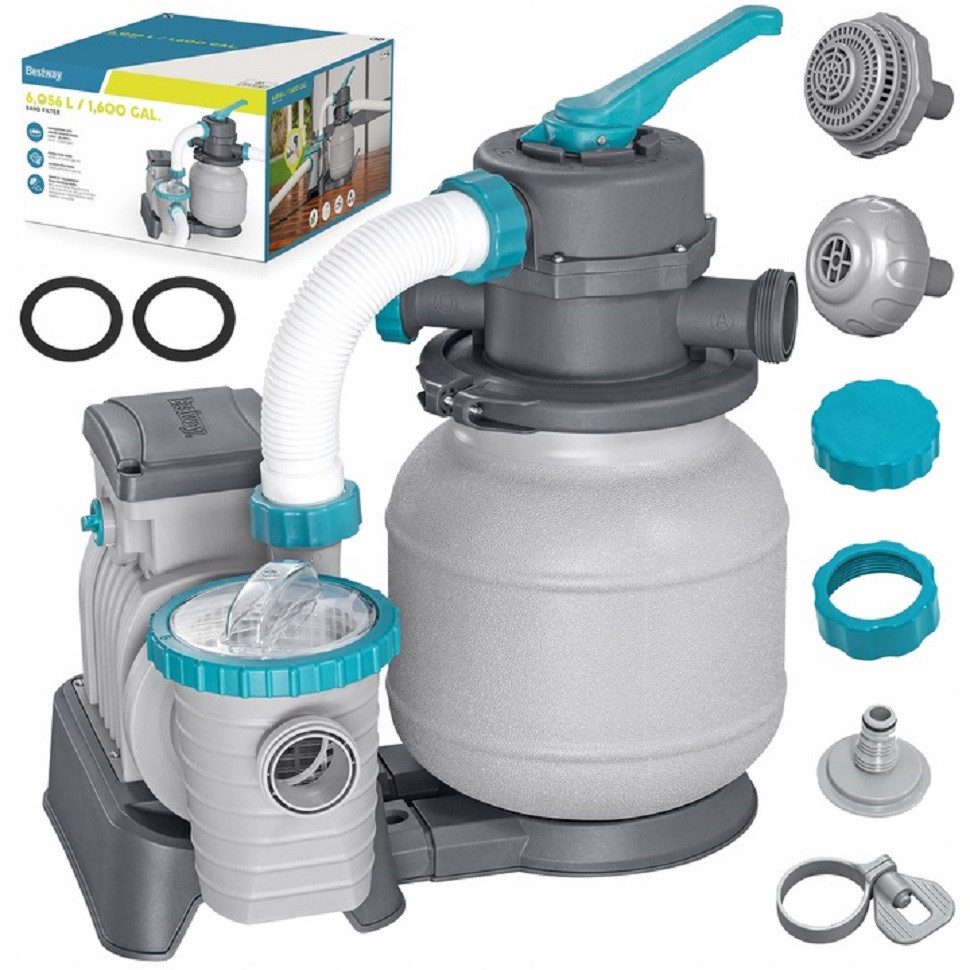 Bestway Sandfilteranlage Sandpumpe, Sandfilterpumpe, Poolpumpe, Sandfilteranlage,
