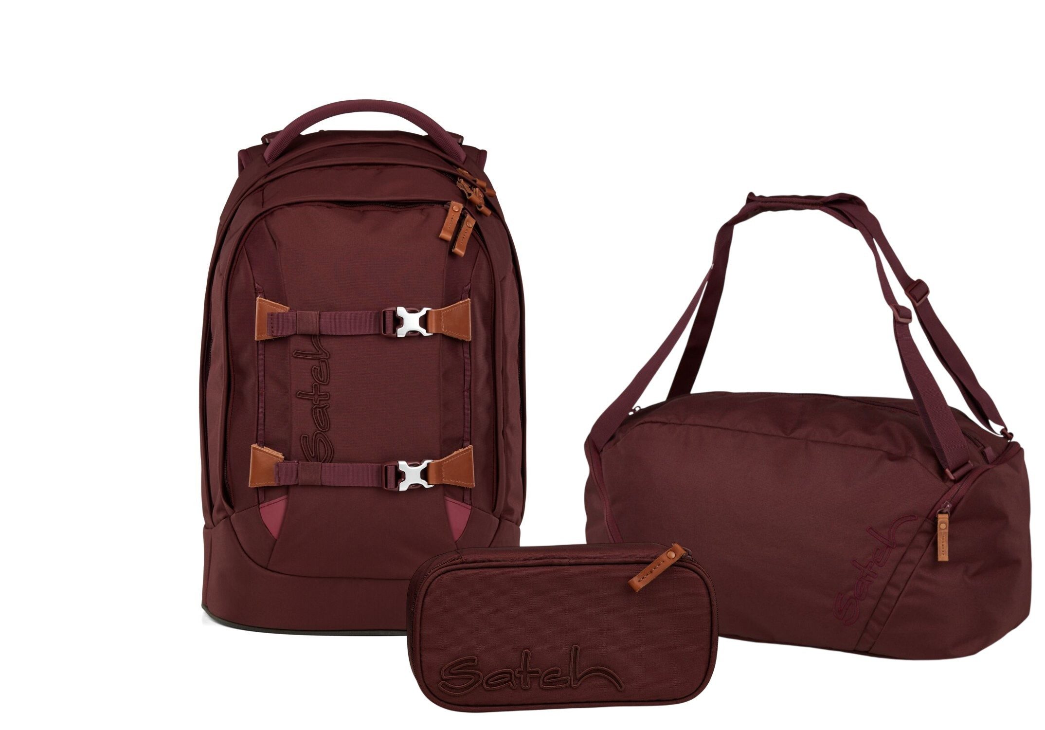 Satch Schulranzen Schulrucksack-Set PACK Nordic Ruby