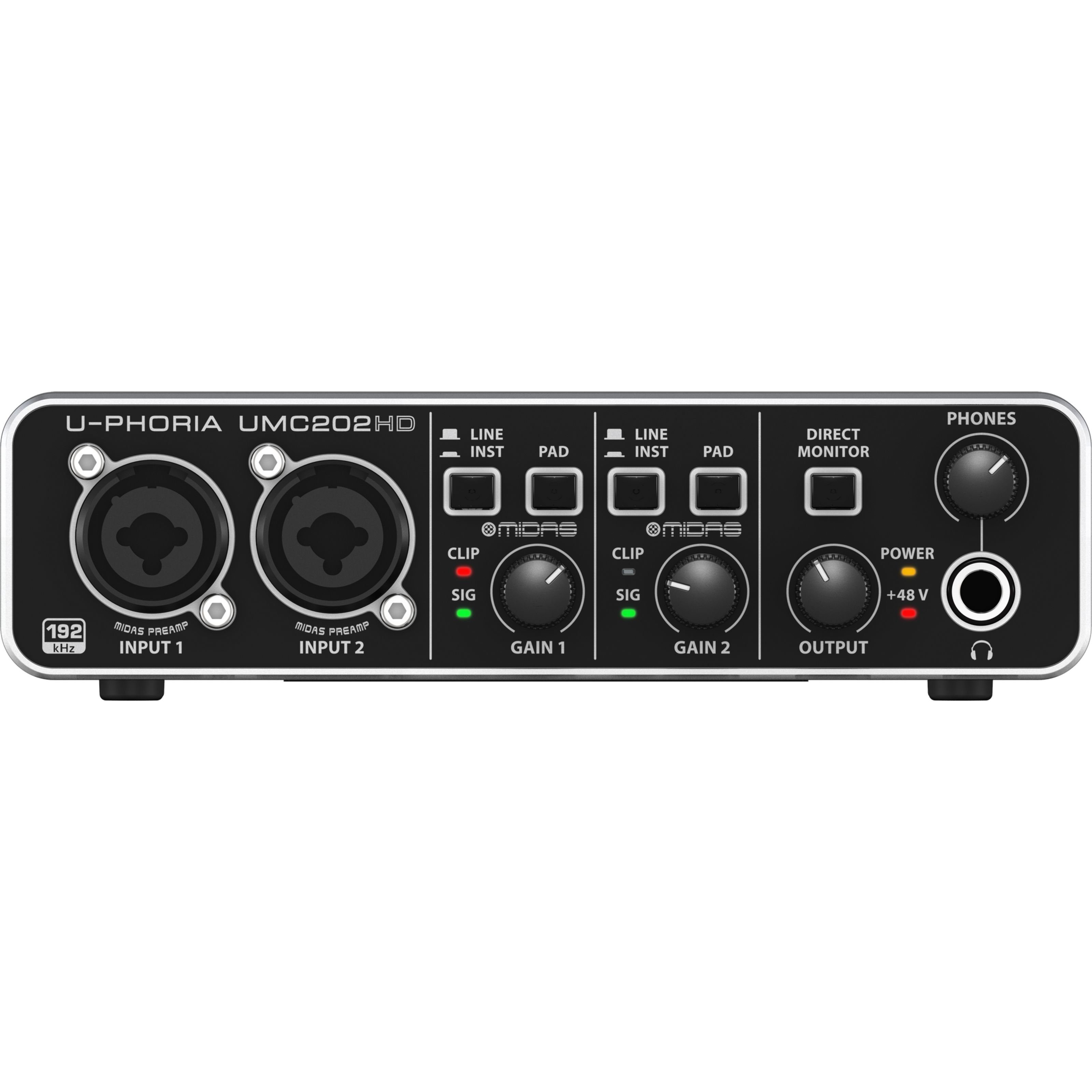 Behringer Digitales Aufnahmegerät (U-Phoria UMC202HD -