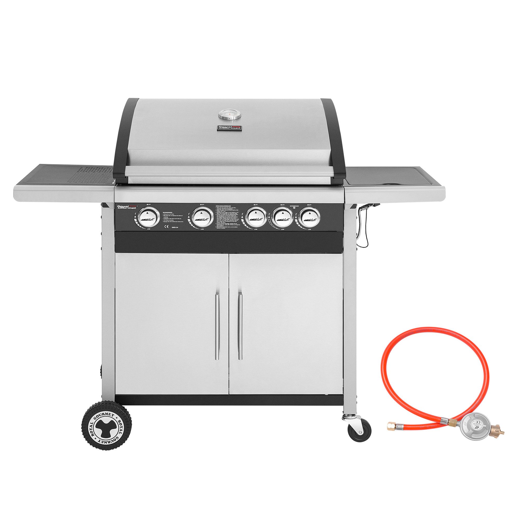 Royal Gourmet Gasgrill 4+1 Brenner Gasgrill