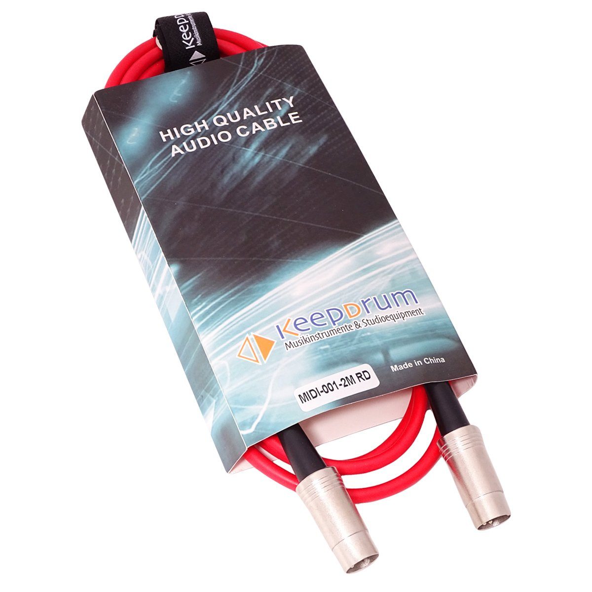 keepdrum keepdrum MIDI-001 Midi-Kabel 2m Rot