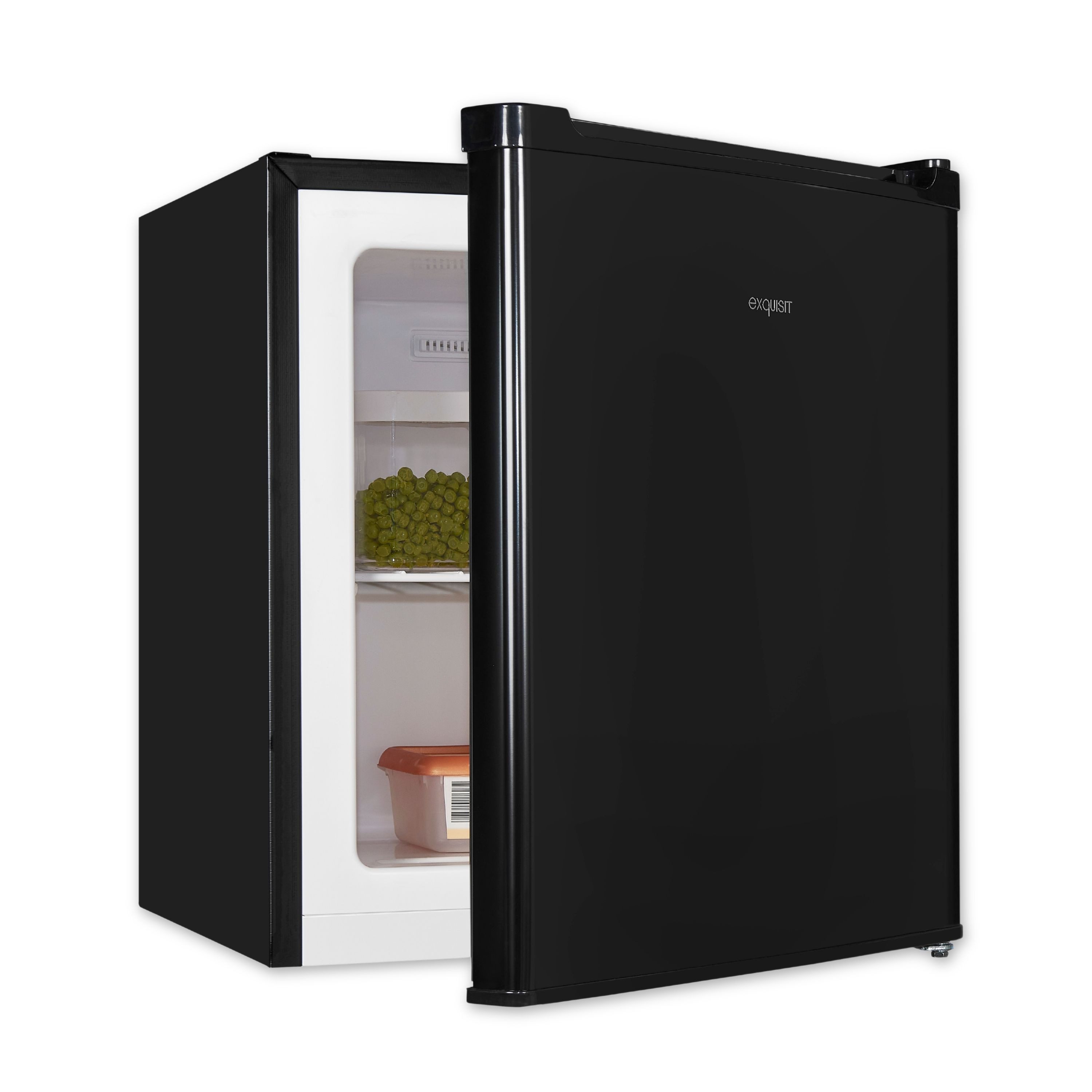 exquisit Gefrierschrank GB05-040E, Mini-Gefrierschrank, kompakt und