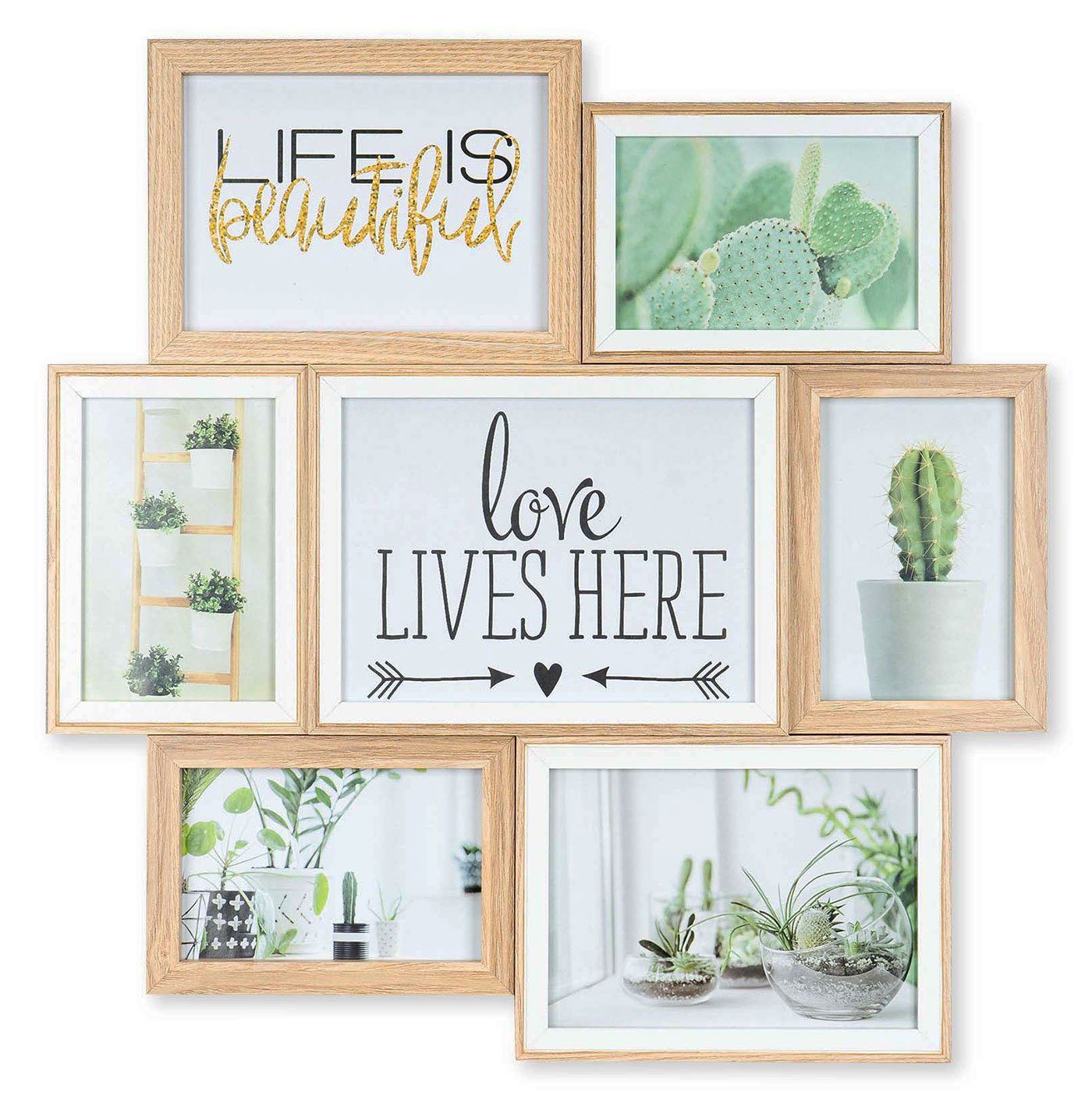 Levandeo® Bilderrahmen Collage, Bilderrahmen Collage B