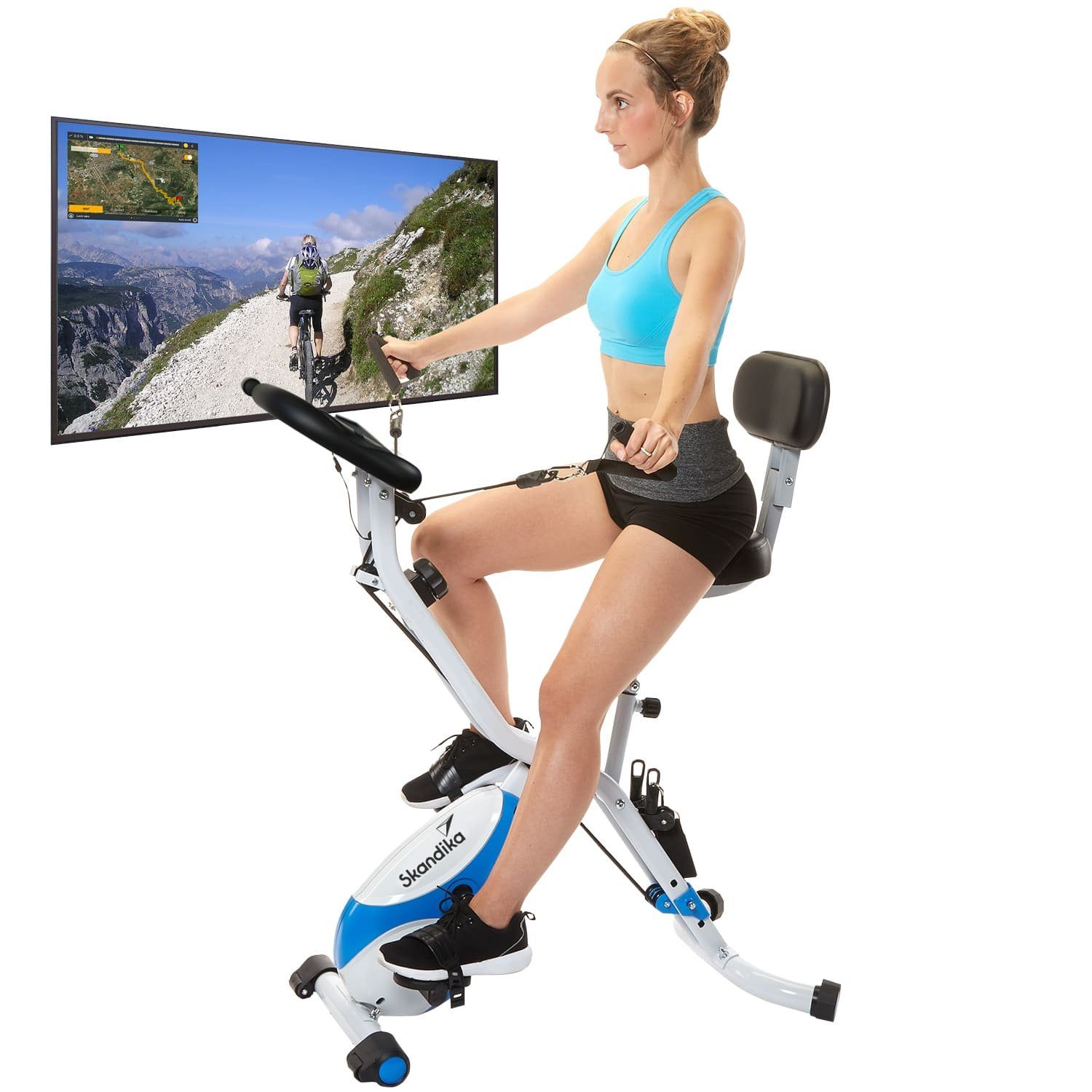 Skandika Heimtrainer Foldaway X-3000, Fitnessbike, F-Bike