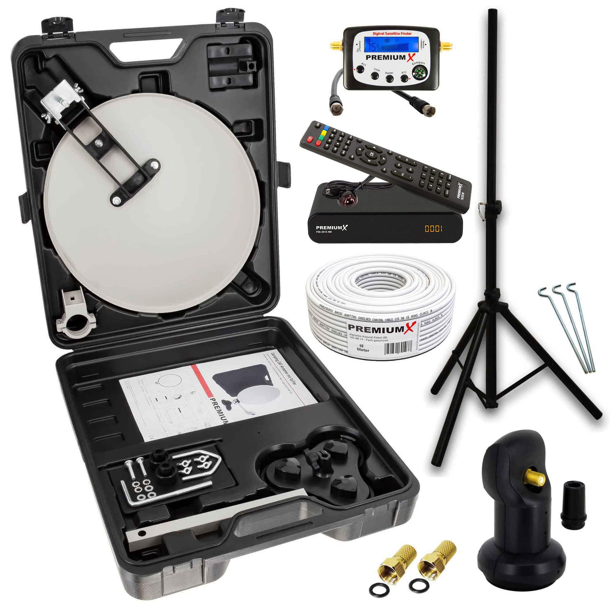 PremiumX Mobile SAT Anlage Receiver Satelliten-Finder
