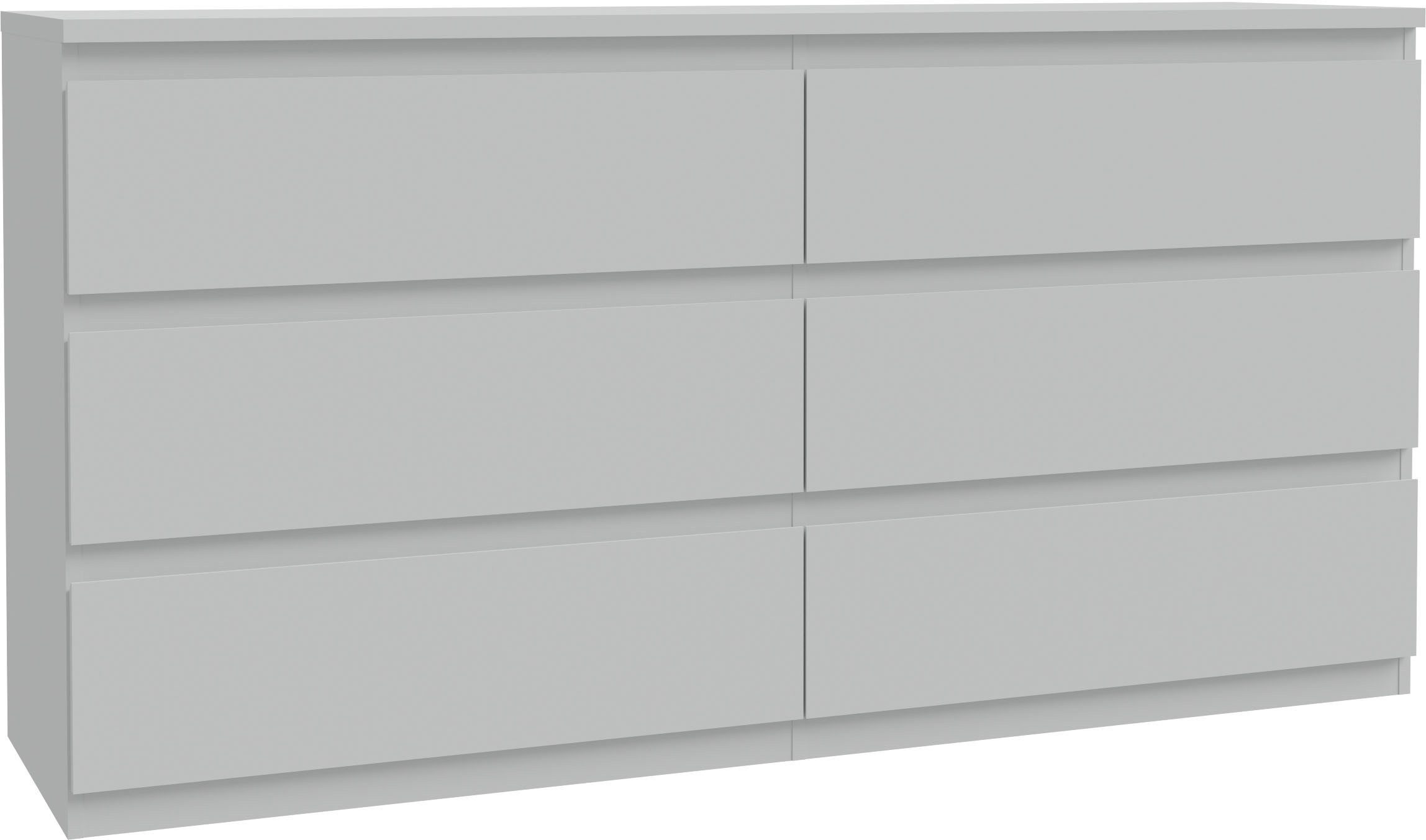 FORTE Kommode Edmore, große Kommode, grifflose