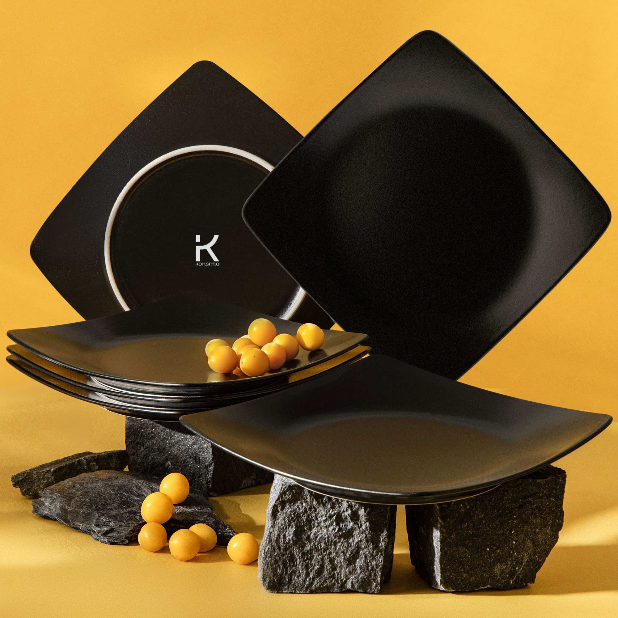 KONSIMO® Teller-Set EPIRI Geschirrset Speiseteller 6