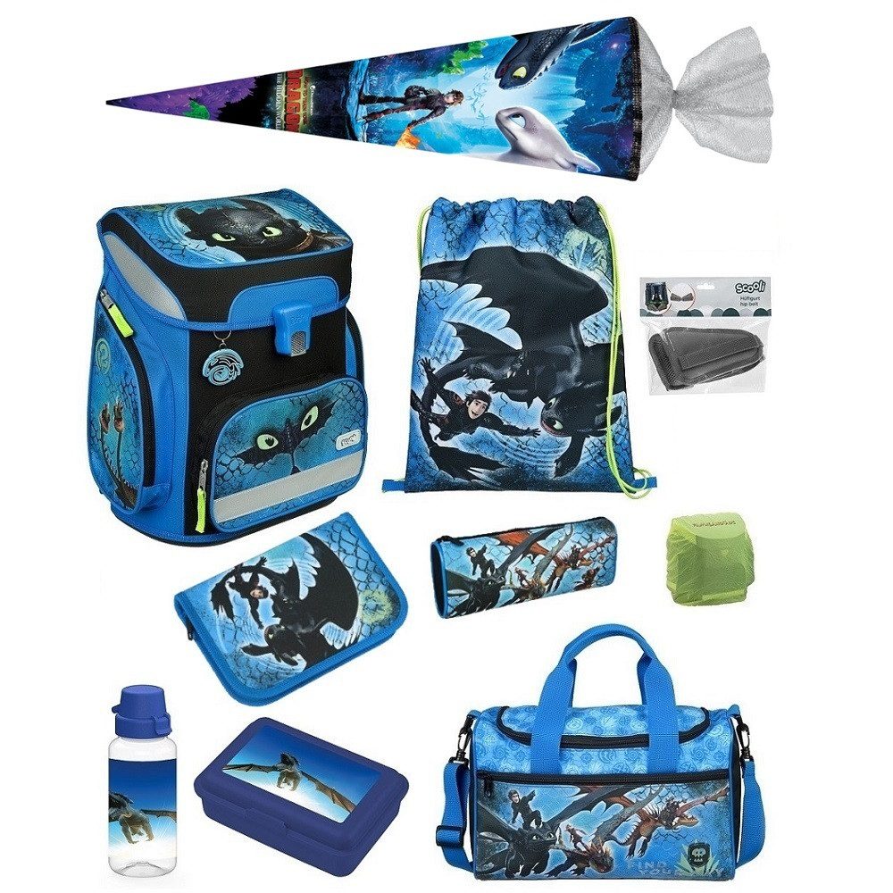 Scooli Schulranzen EasyFit Dragons Drachen Schulranzen