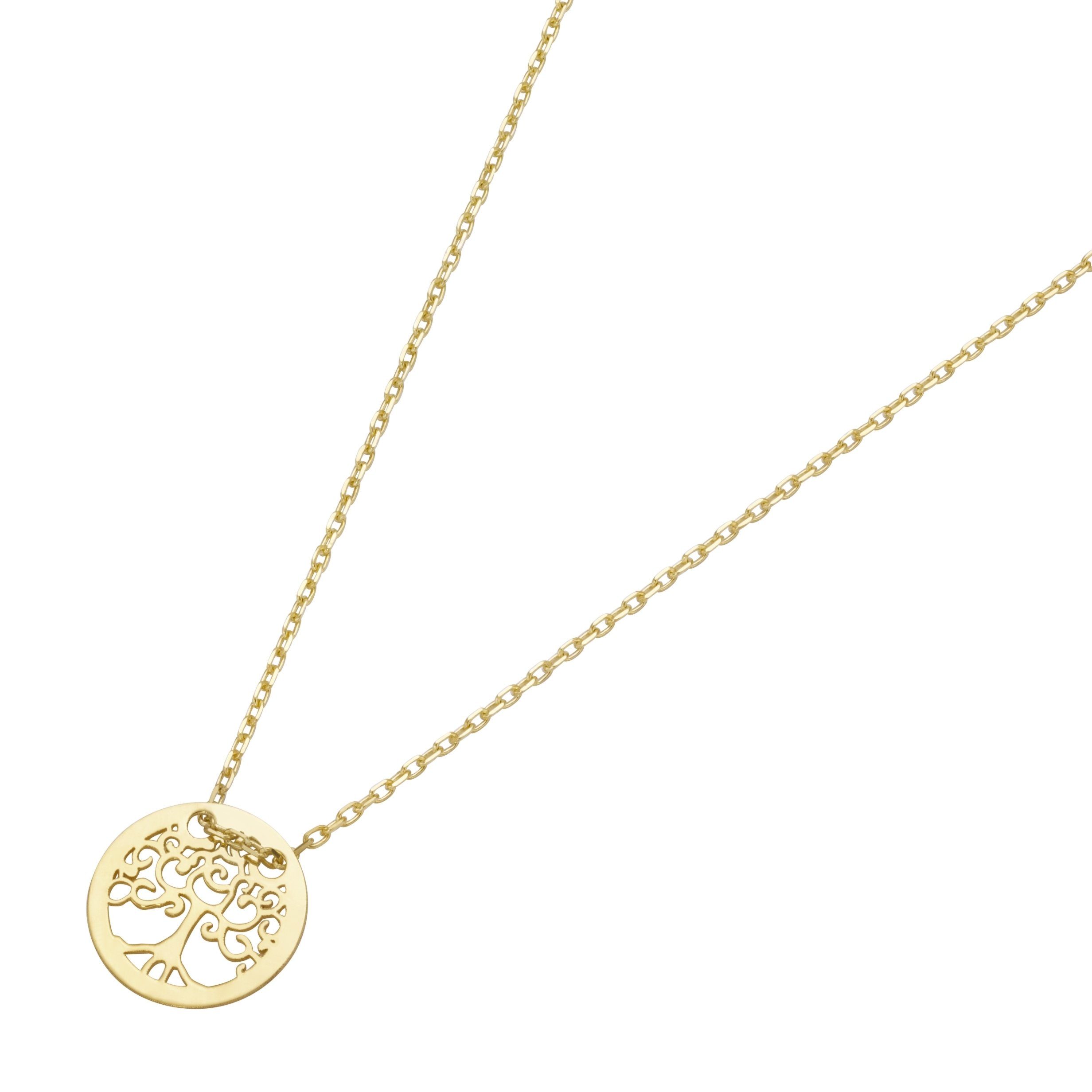 Luigi Merano Goldkette Lebensbaum, Gold 585
