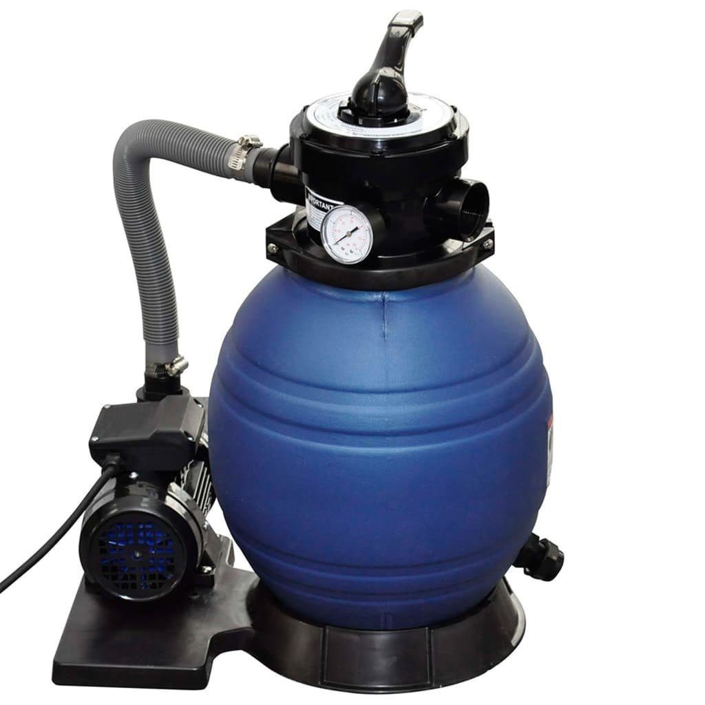 DOTMALL Sandfilteranlage Sandfilterpumpe Poolfilter Wasser Filteranlage