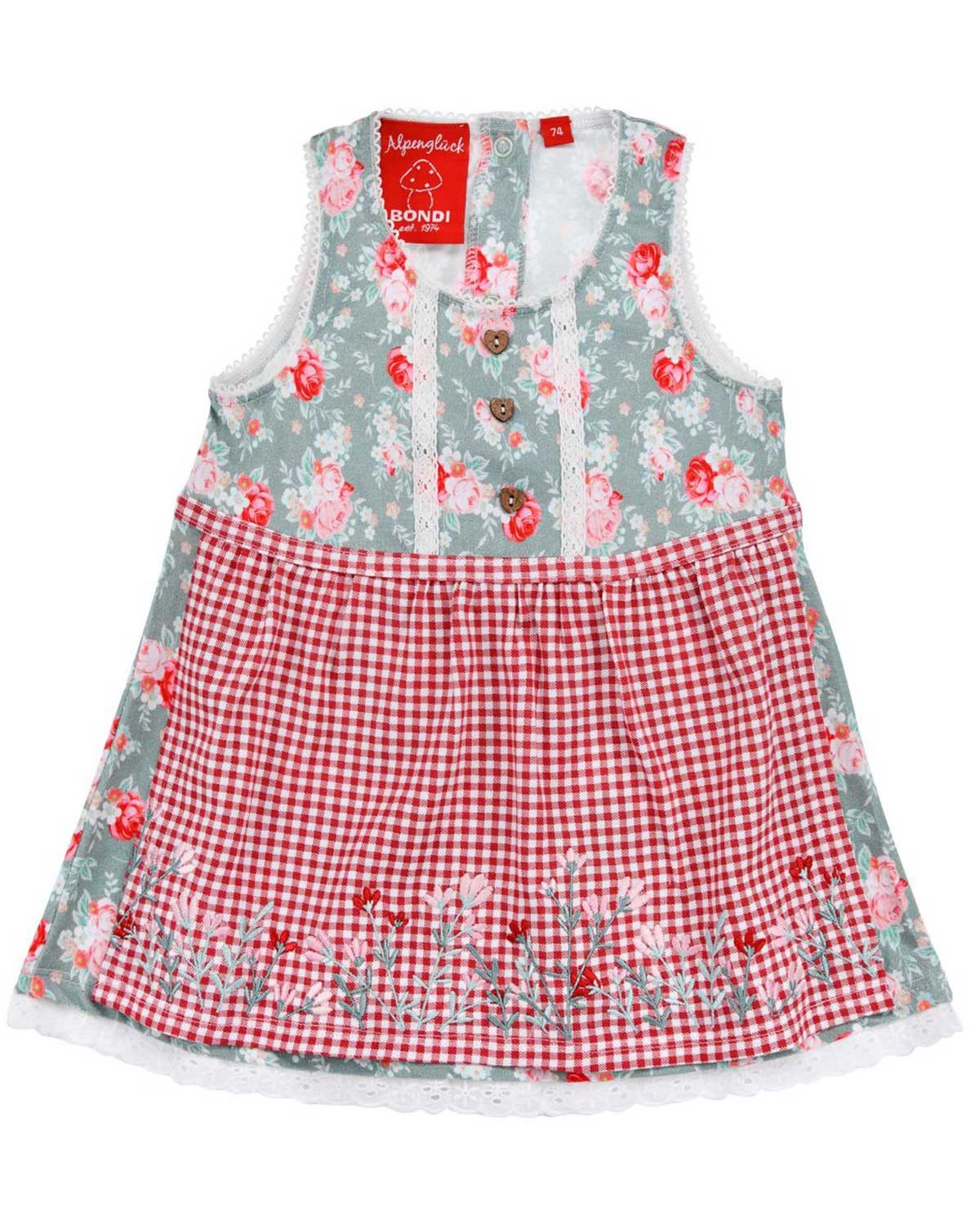 BONDI Dirndl Baby Mädchen Dirndl 'Blumenallover'